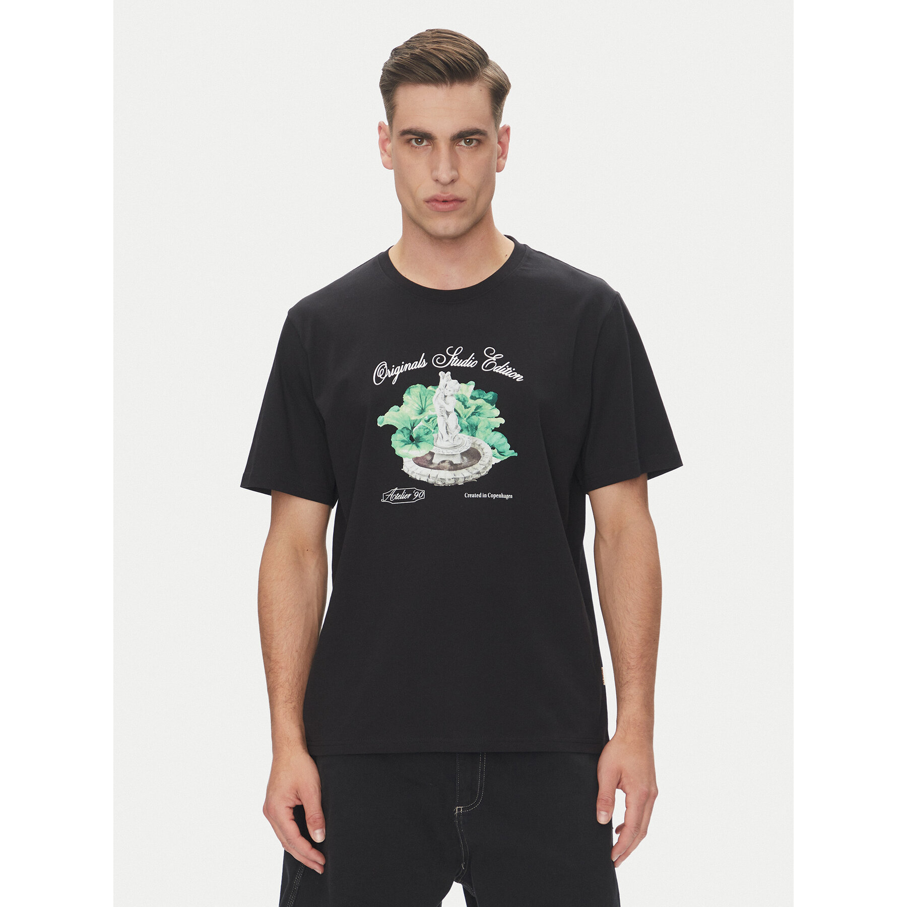 Jack & Jones T-shirt Hydra 12277248 Nero Relaxed Fit