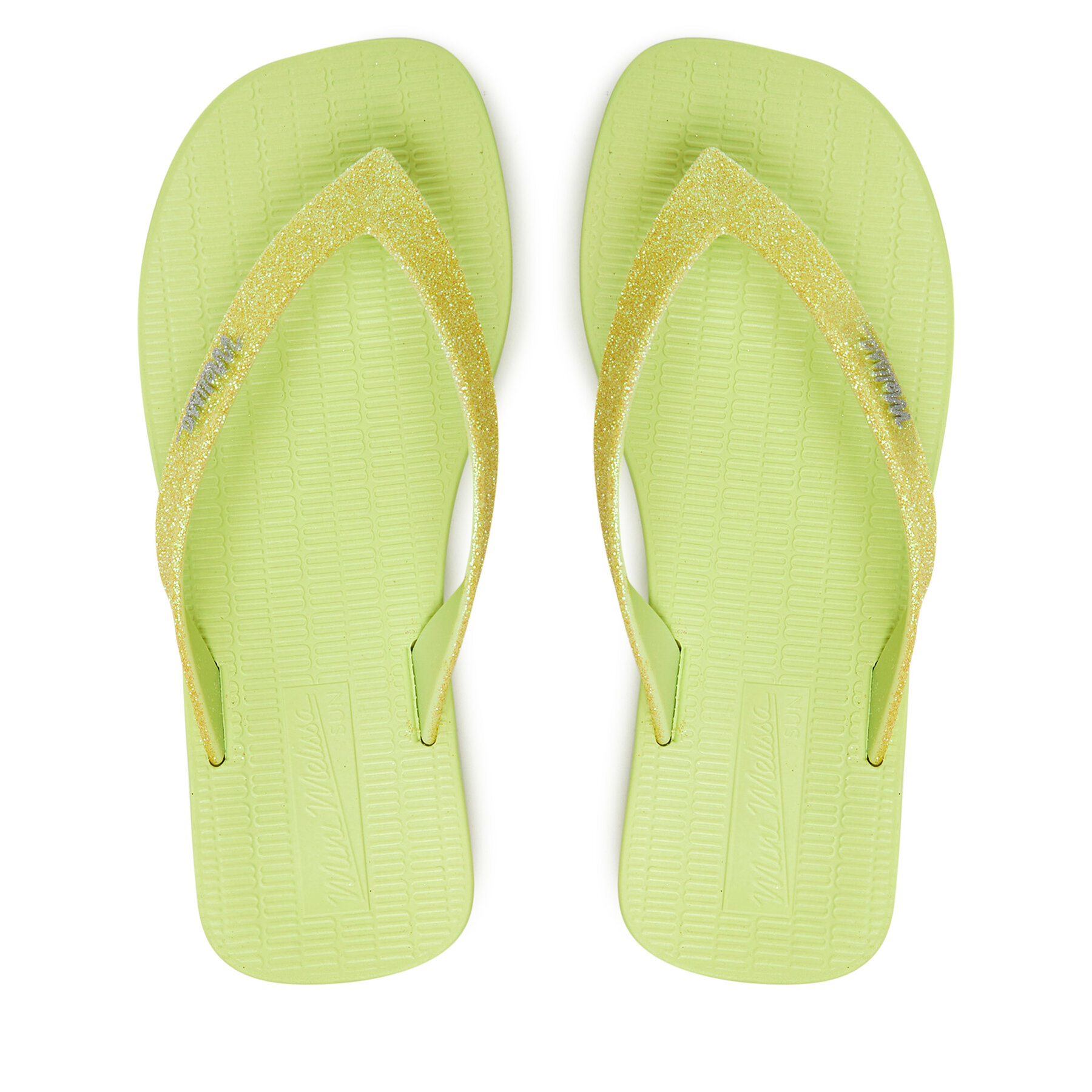 Gyerek Flip-flops Melissa, Méret: 33, Zöld, Mini Melissa Sun Long Beach II Inf 36100