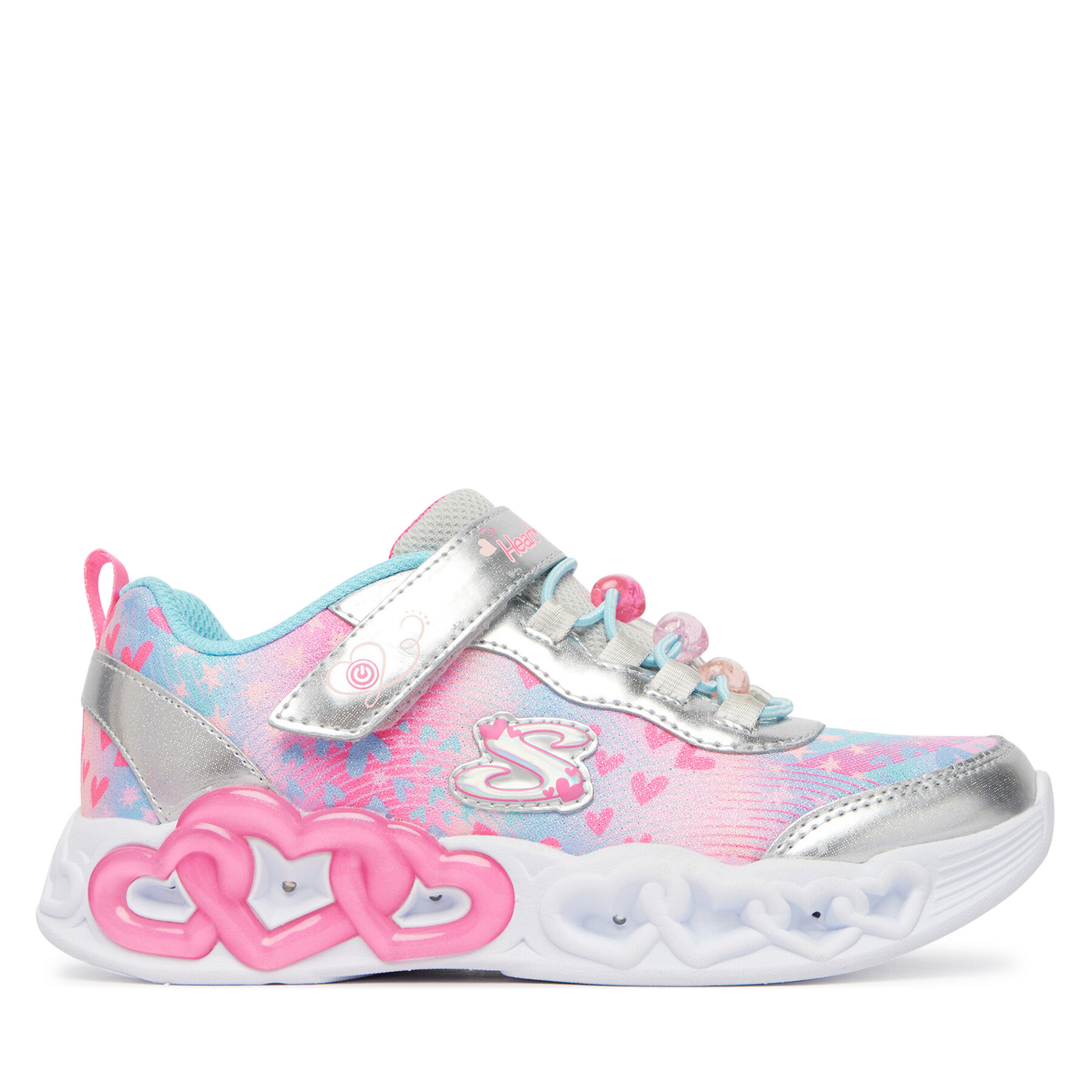 Tenisice Skechers S-Lights Infinite Heart Lights-Heart Jewels 303261L/SMLT Šarena