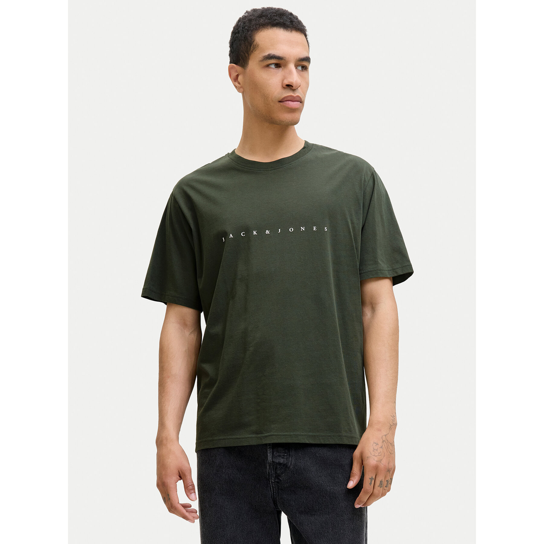 Jack & Jones Póló Star 12234746 Zöld Relaxed Fit
