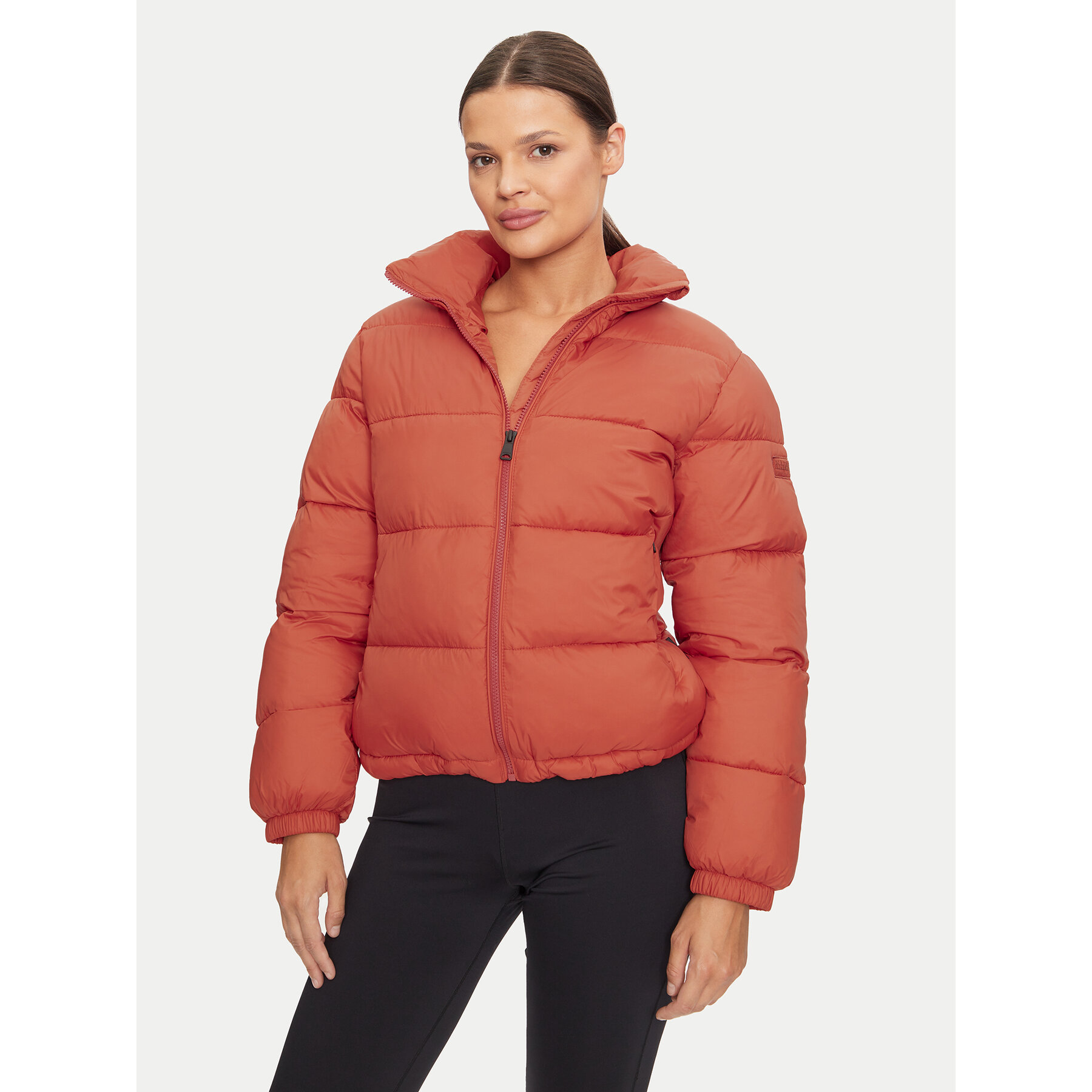 Napapijri Winterjacke A-Box Logo NP0A4HZ1 Orange Loose Fit
