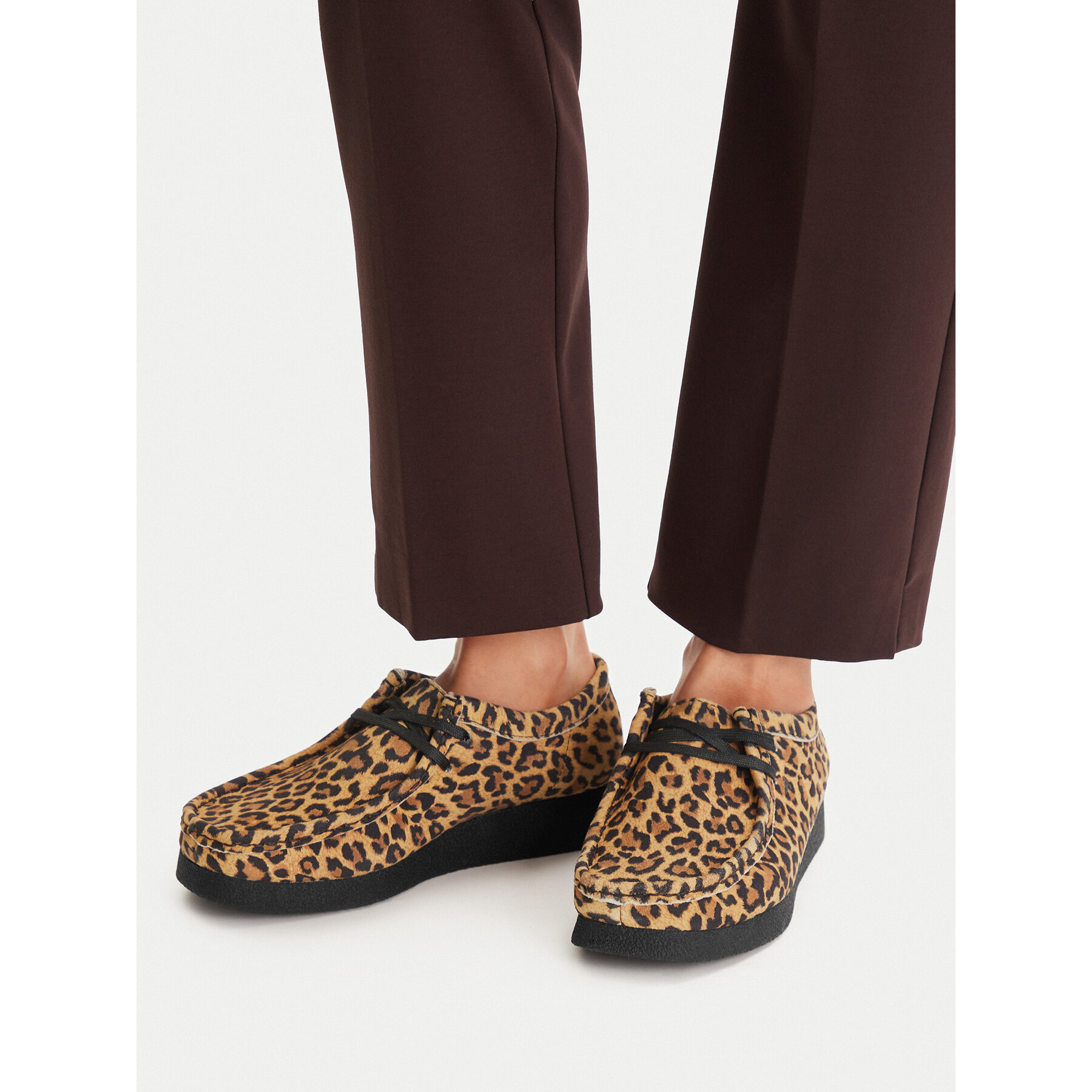 Poltopánky Clarks WallabeeEVOSh 26184612 Hnedá