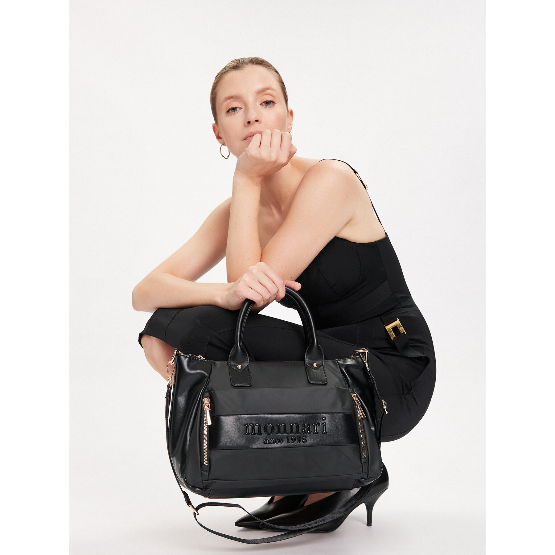 Geantă Monnari TORIMP0-24Z-BAG5840-K020D000-R00 Negru