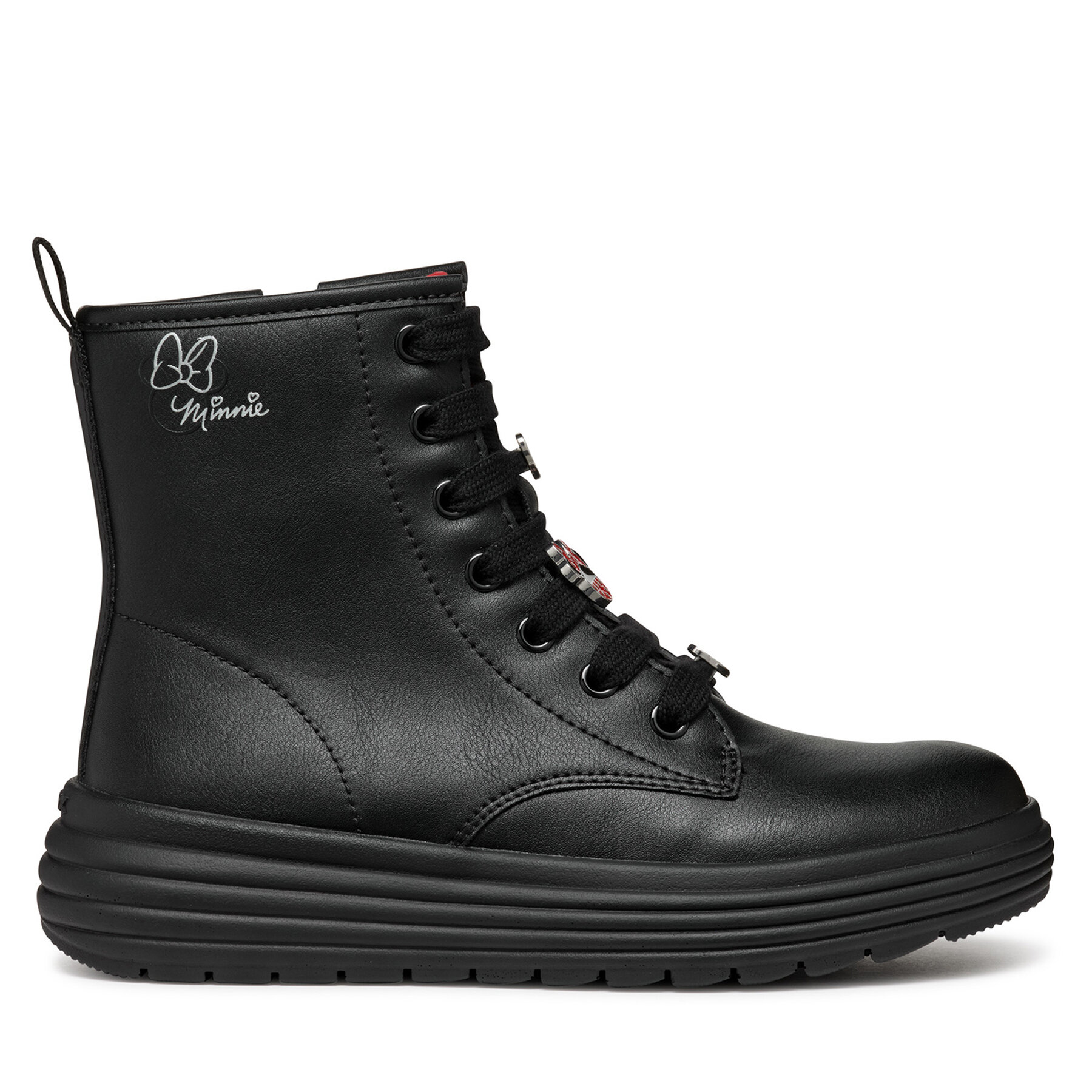 Ботуши Geox J Phaolae Girl J46ETC 000BC C9999 M Черен