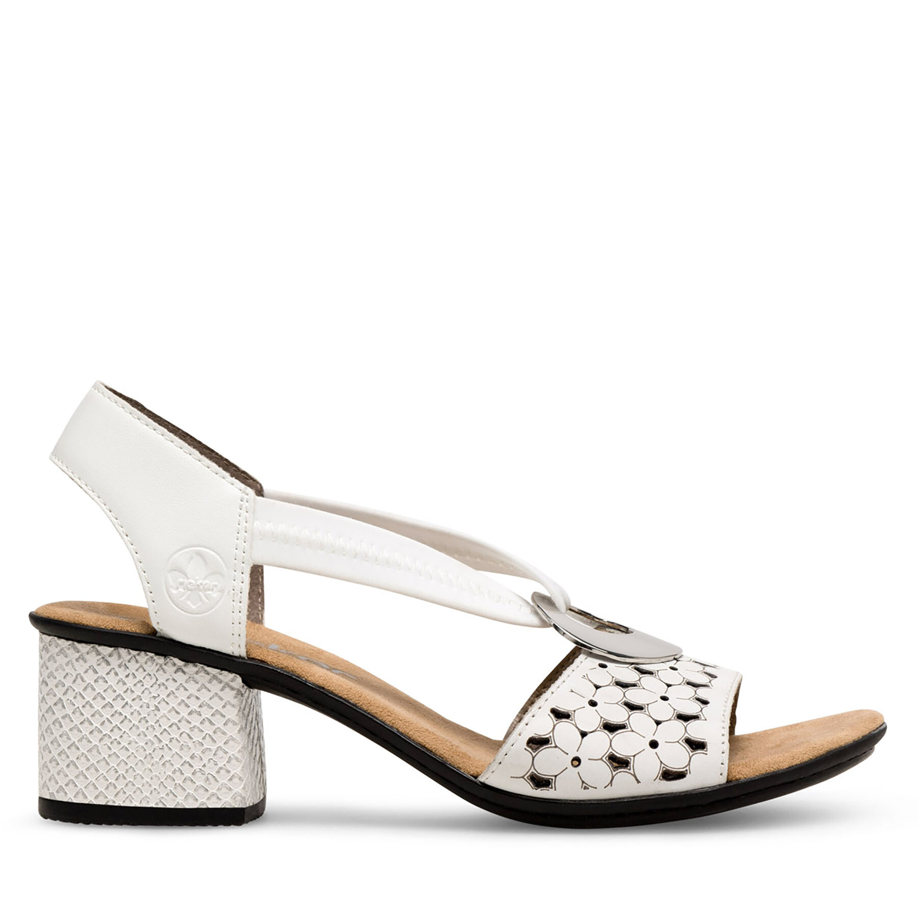 Sandale Rieker 64677-80 Alb