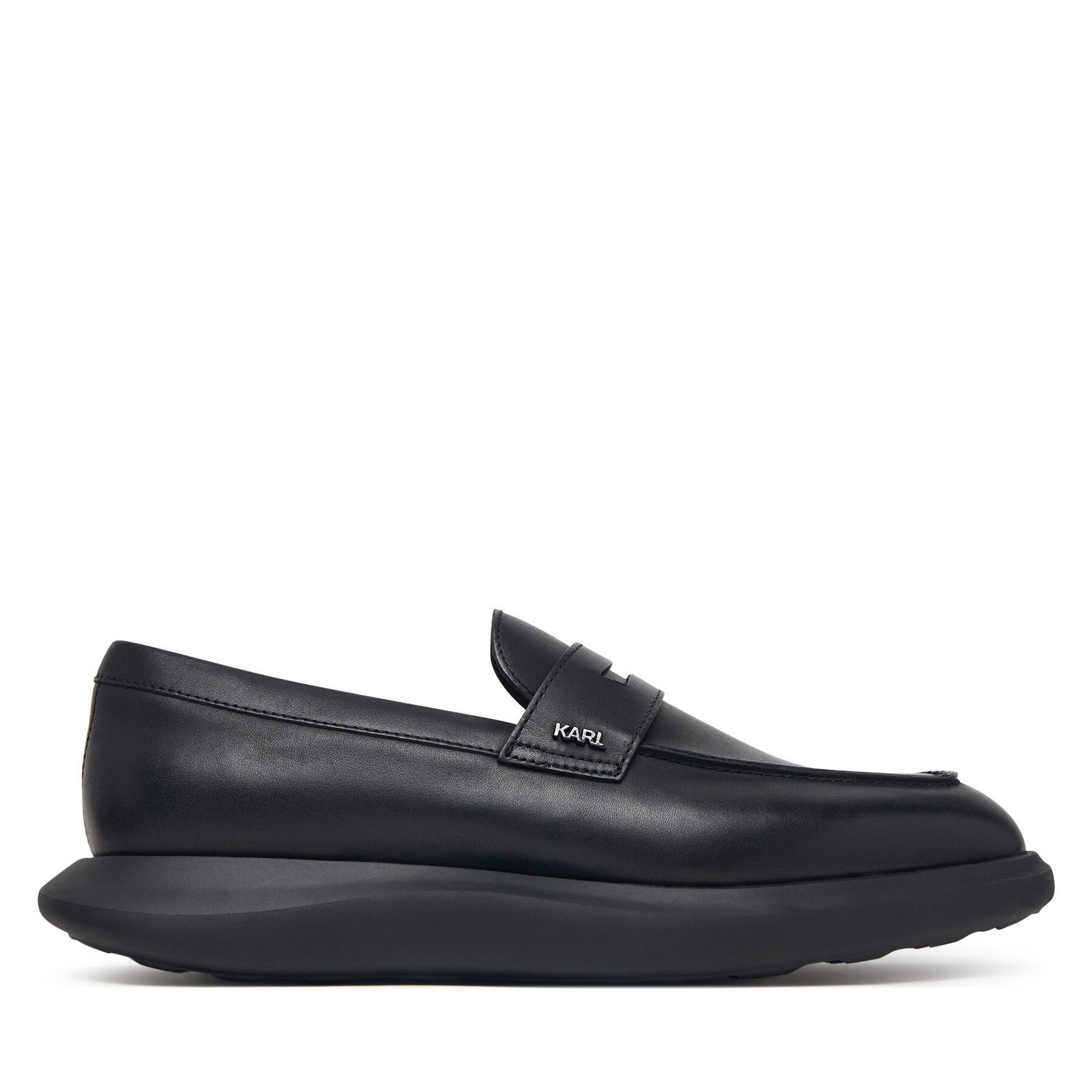 лоуфъри с дебела подметка KARL LAGERFELD KL12110 Черен