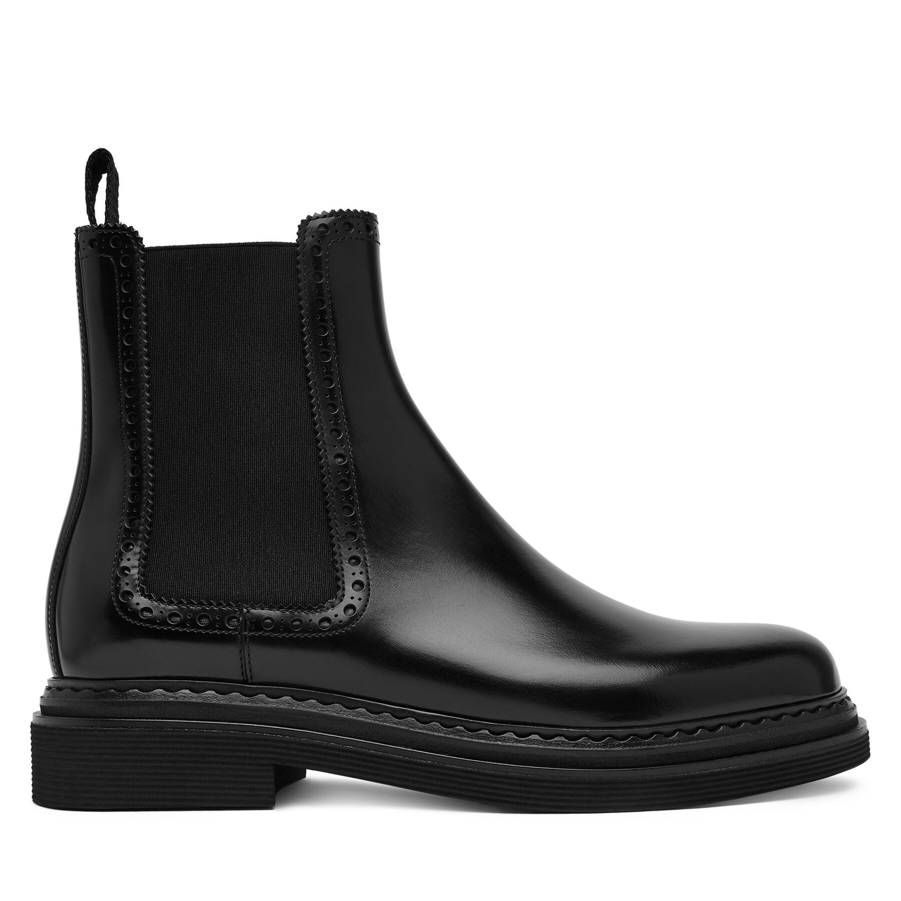 Členková obuv s elastickým prvkom Dolce&Gabbana CT1049 A1203 Čierna