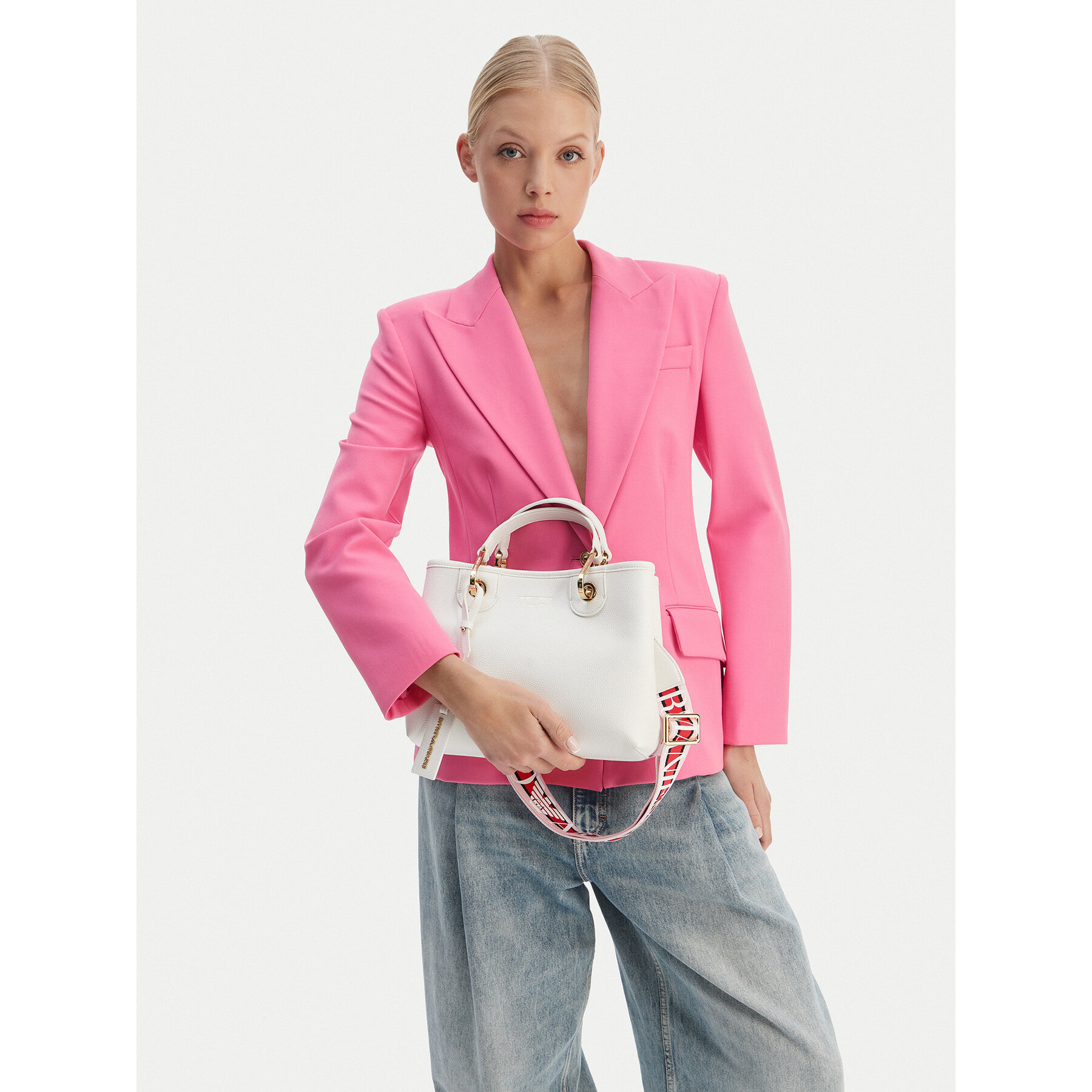 Geantă Emporio Armani EW000361 AF12103 M0034 Alb
