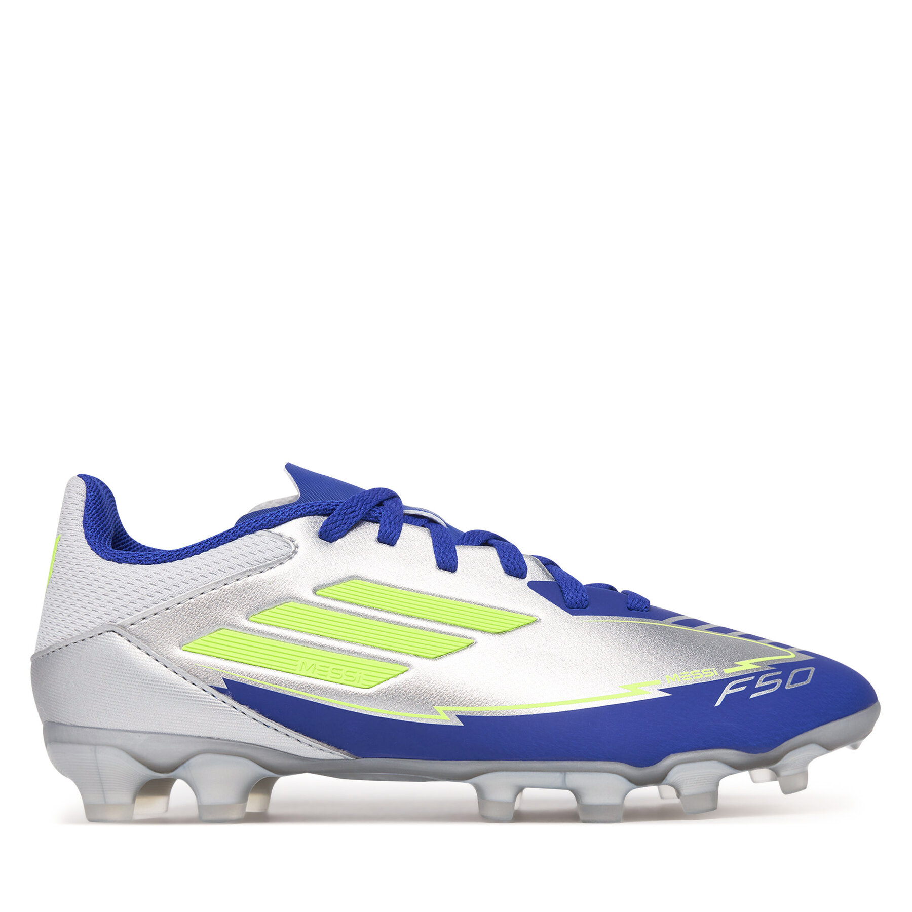 Unisex dieťa Futbalové topánky adidas, Rozmer: 37_13, Sivá, F50 League Messi Multi-Ground IH0920