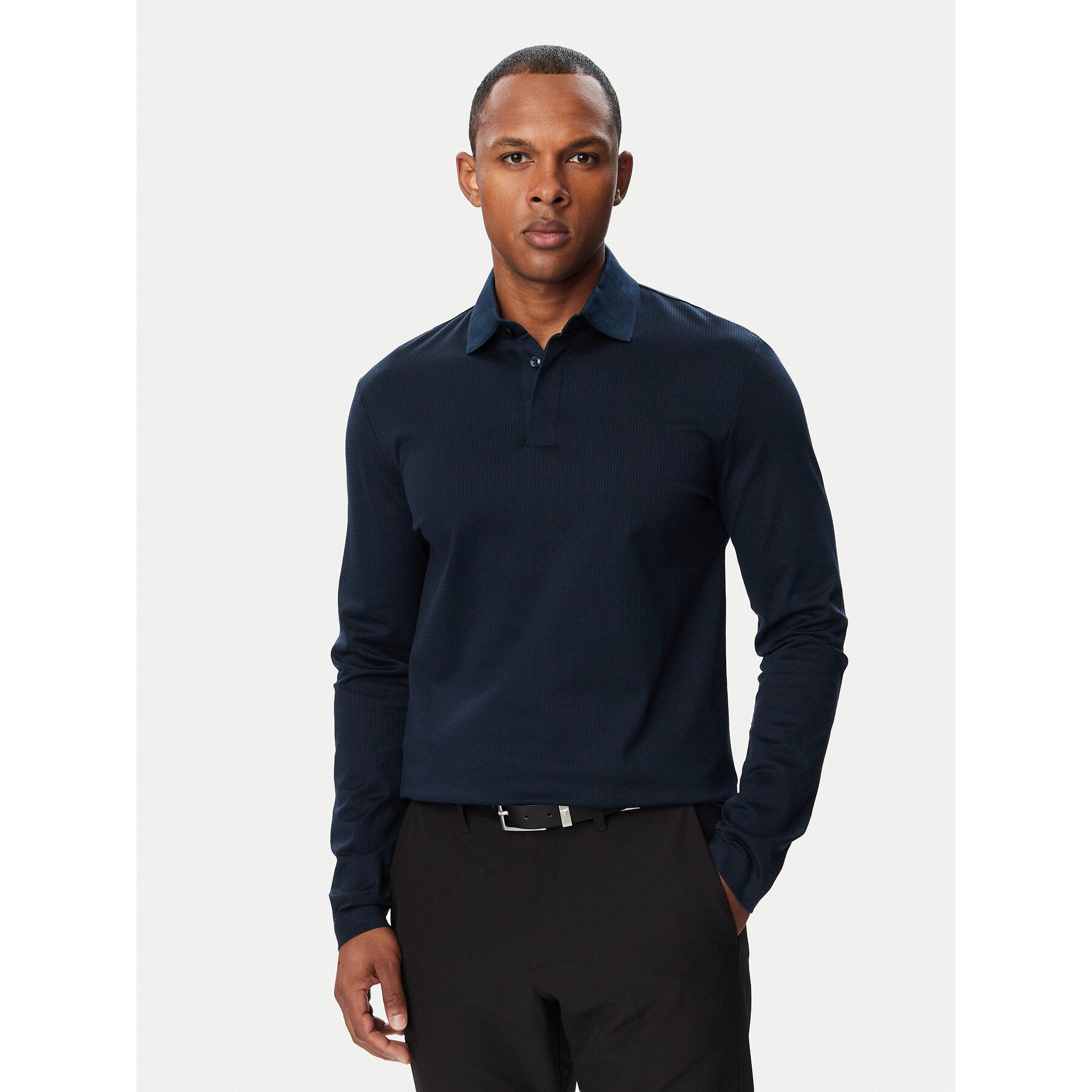 BOSS Polo majica 50570431 Mornarsko modra Regular Fit