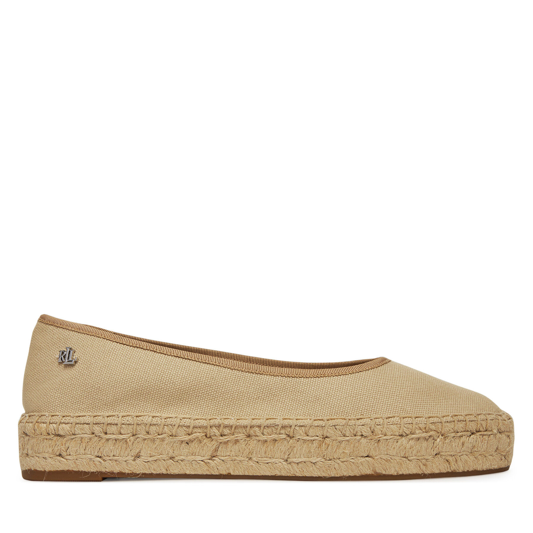 Damen Espadrilles LAUREN RALPH LAUREN, Schuhgröße 37, Beige, Luize 802959187008