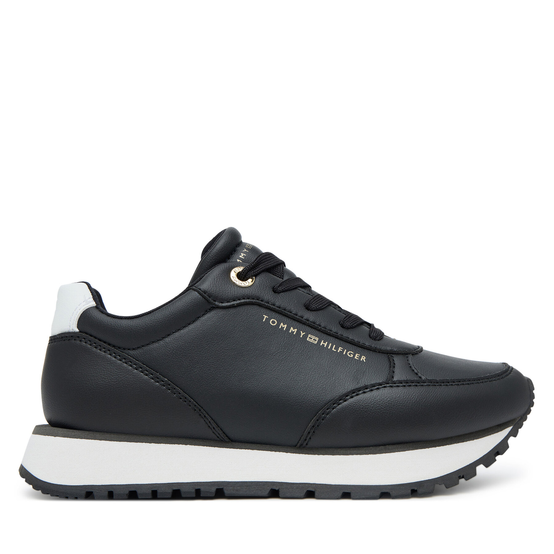 Αθλητικά Tommy Hilfiger Low Cut Lace-Up T3A9-33996-1355X Μαύρο