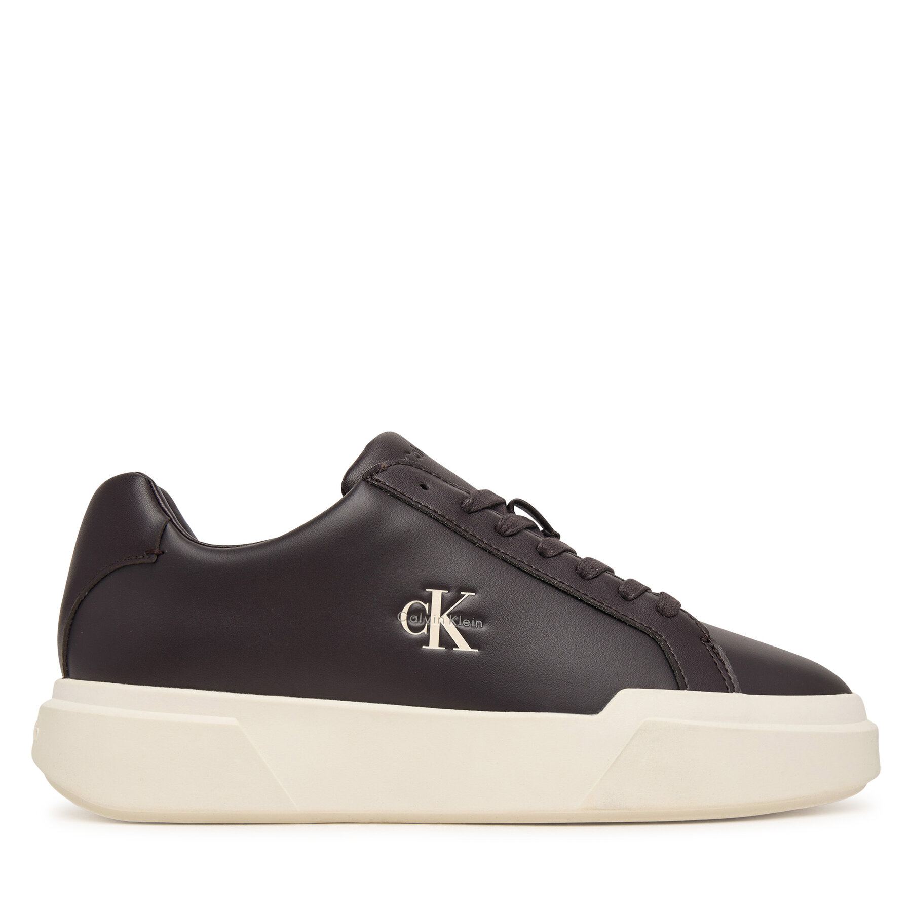 Сникърси Calvin Klein Chunky Cupsole Laceup Lth YW0YW01947 Тъмнокафяв