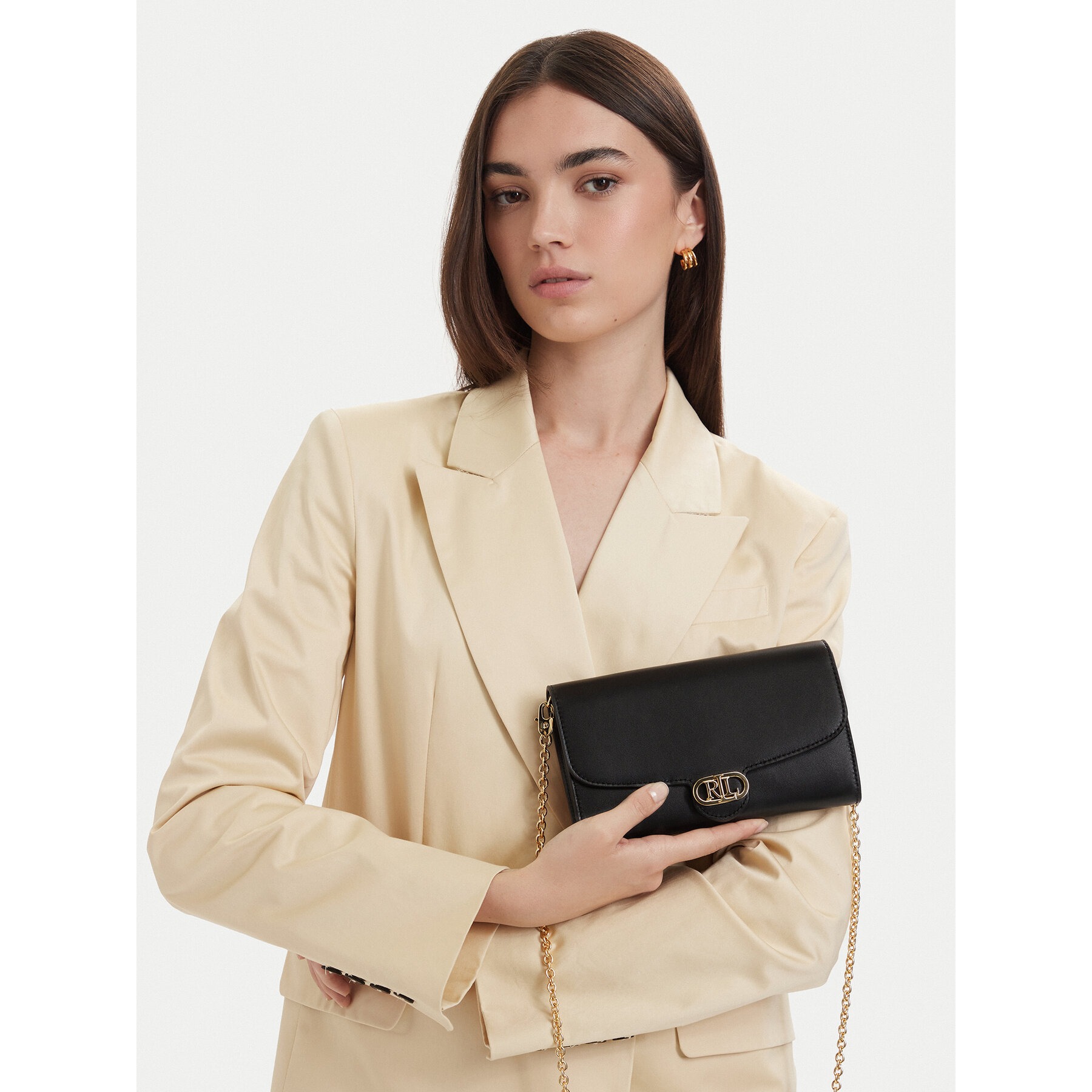 Kabelka LAUREN RALPH LAUREN 432964152001 Čierna