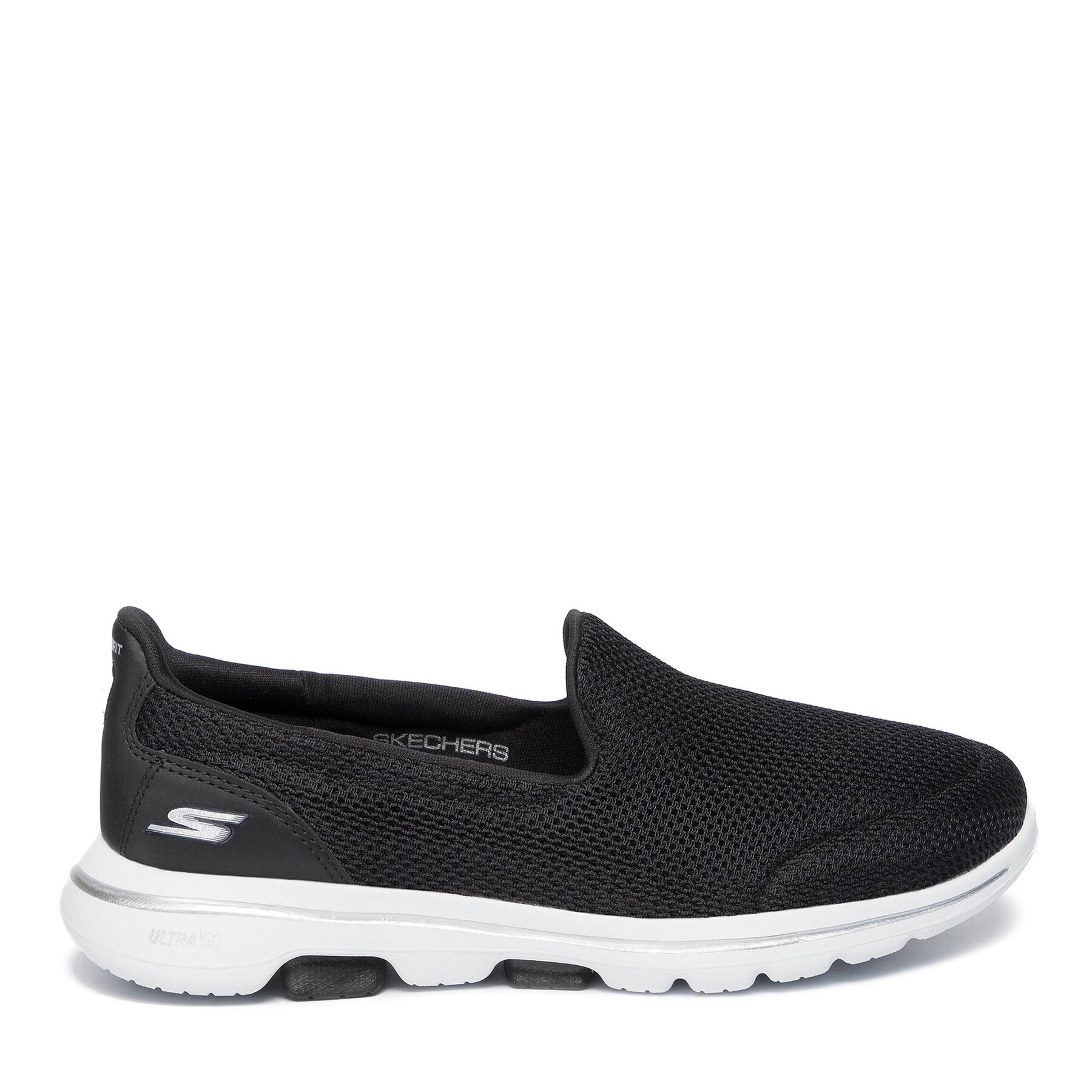 Zapatos hasta el tobillo Skechers Go Walk 5 15901/BKW Negro