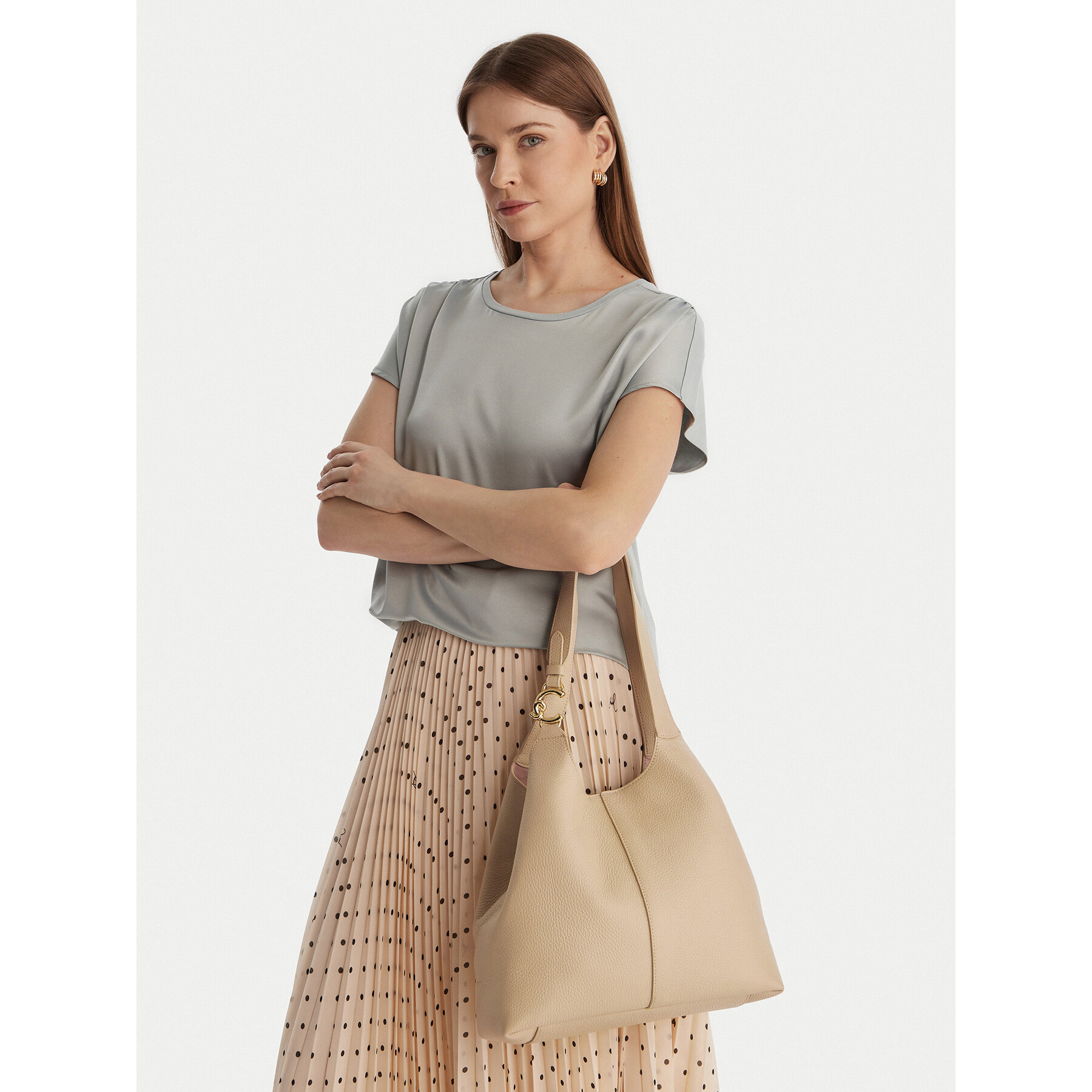 Geantă Coccinelle SHA Coccinelle C-Easy E1 SHA 11 02 01 Bej