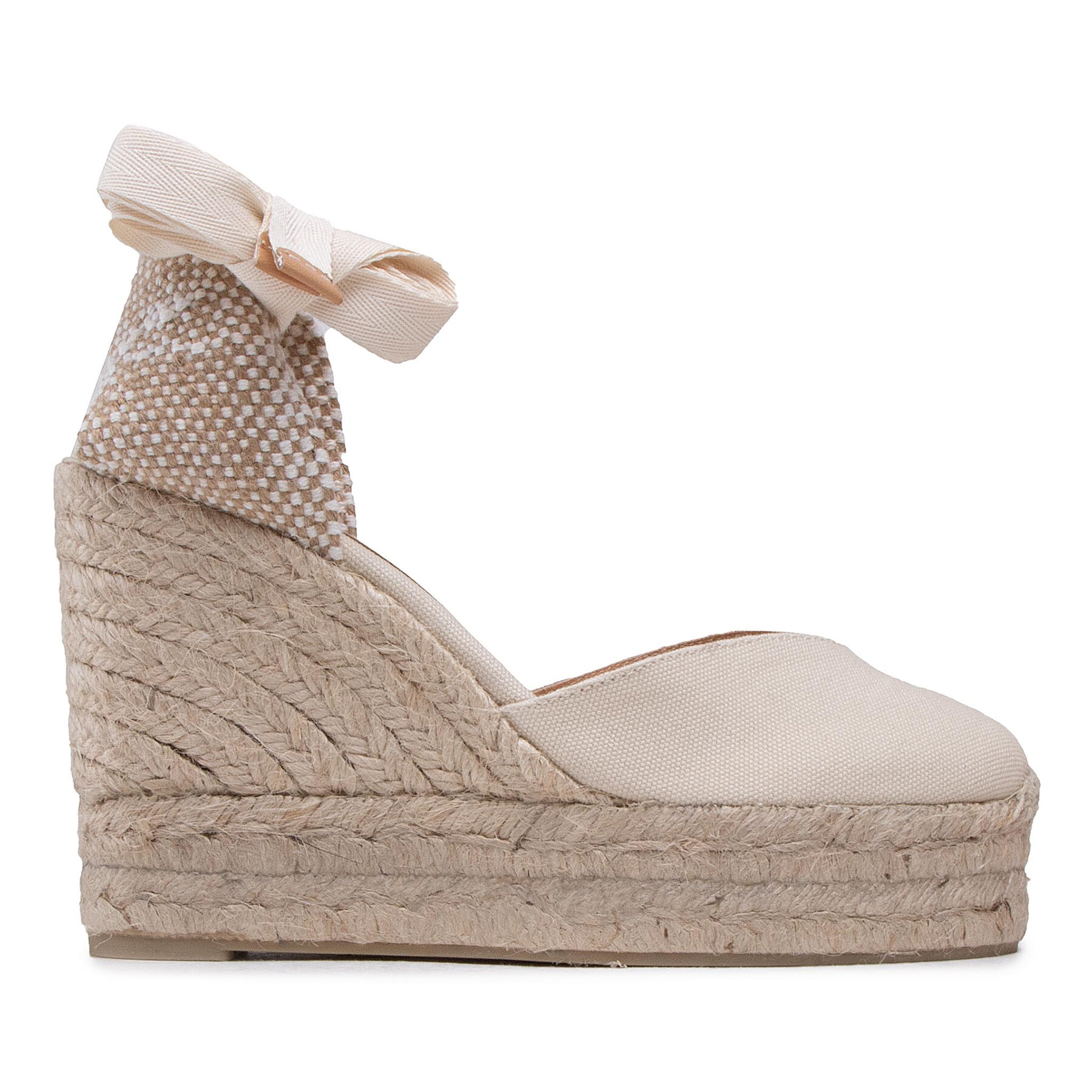 Espadrile Castañer Chiara/8ED/001 020992-203-35 Alb