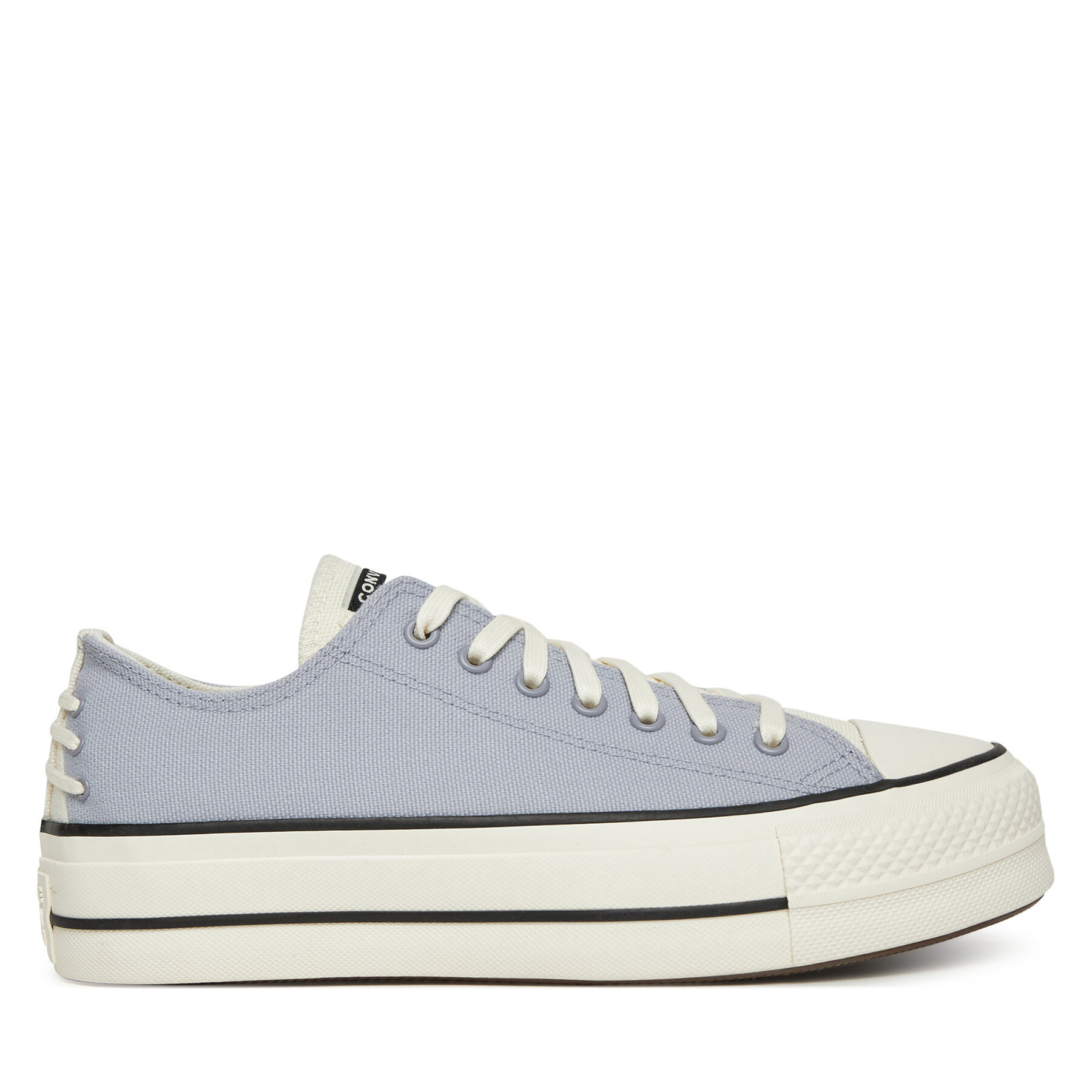 Plátenky Converse Chuck Taylor All Star Lift Platform Crafted Laces A12553C Fialová