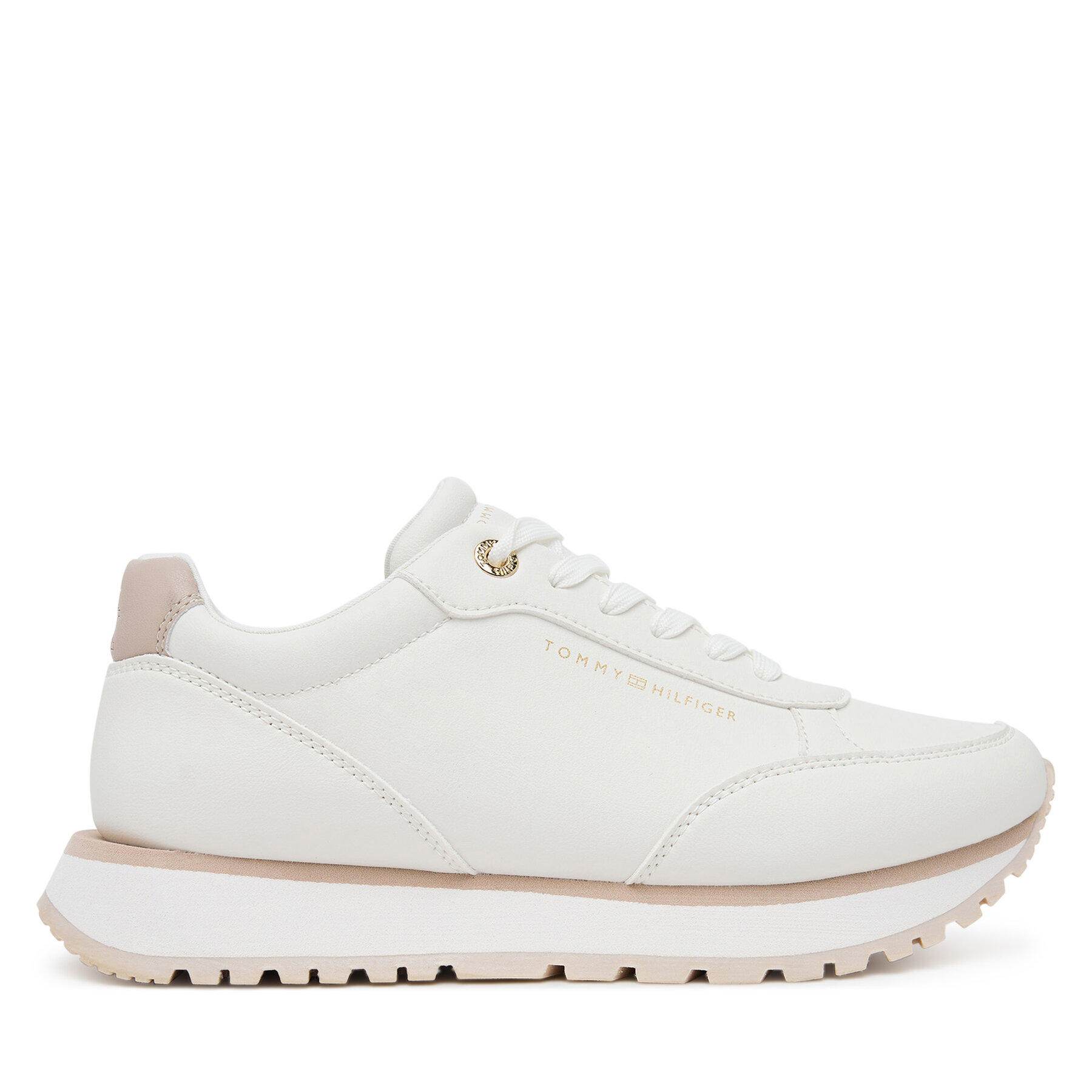 Sneakersy Tommy Hilfiger Low Cut Lace-Up T3A9-33996-1355A Biela