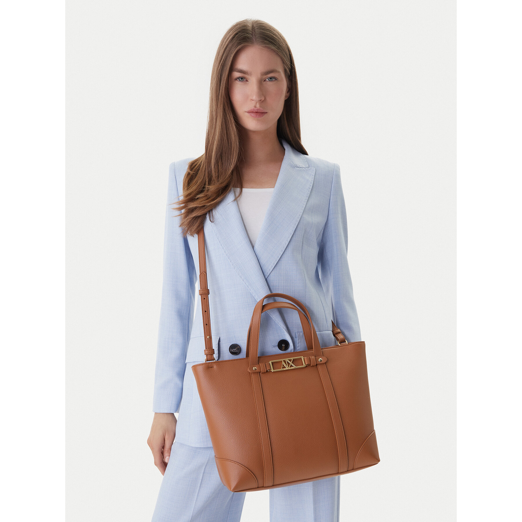 Τσάντα Armani Exchange XW002609 AF15632 U6119 Καφέ