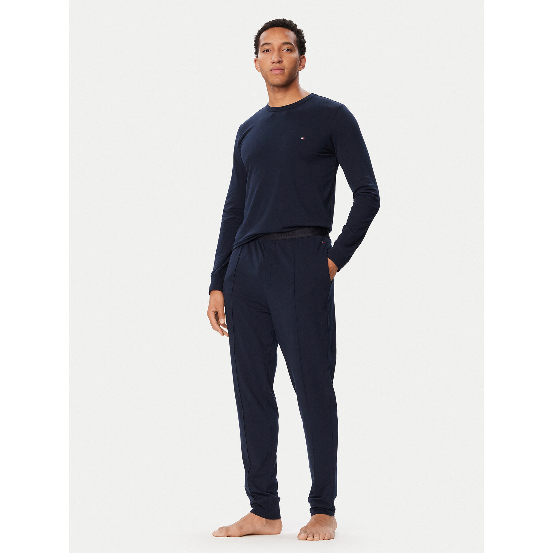 Tommy Hilfiger Pyjama UM0UM04006 Dunkelblau Slim Fit