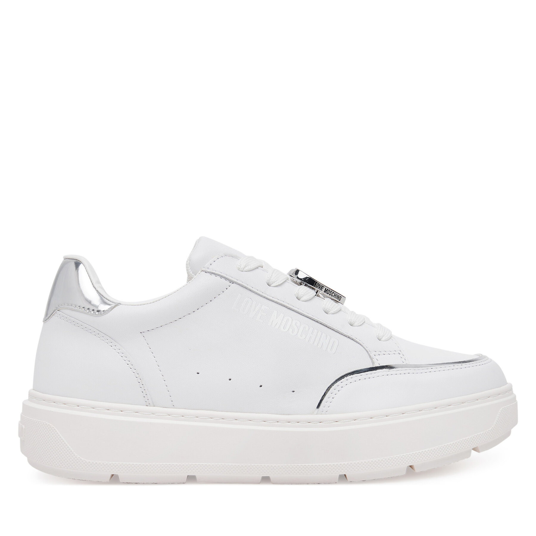 Sneakersy LOVE MOSCHINO JA15214G1MIA610B Biela