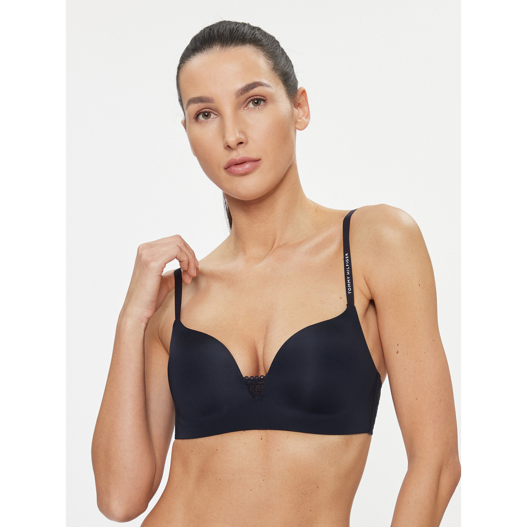 Tommy Hilfiger Sujetador push-up UW0UW02405 Azul marino