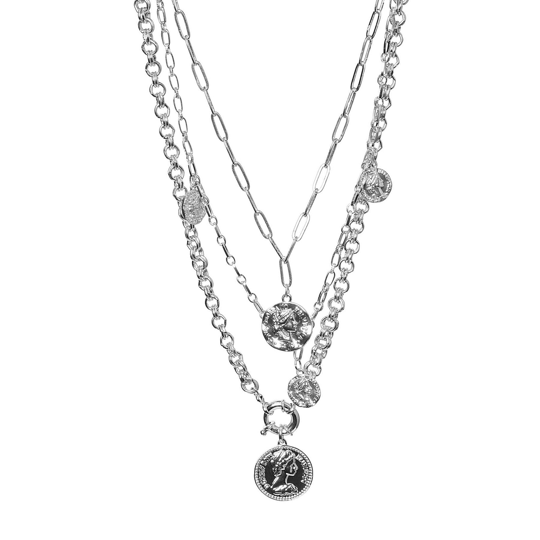 

Намисто Pieces Bjio 17135176 Silver Colour 4140271, Срібний