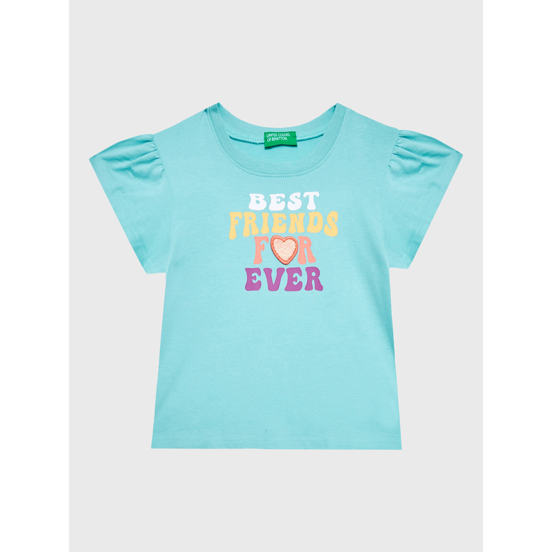 United Colors Of Benetton T-Shirt 3096G107Z Πράσινο Regular Fit