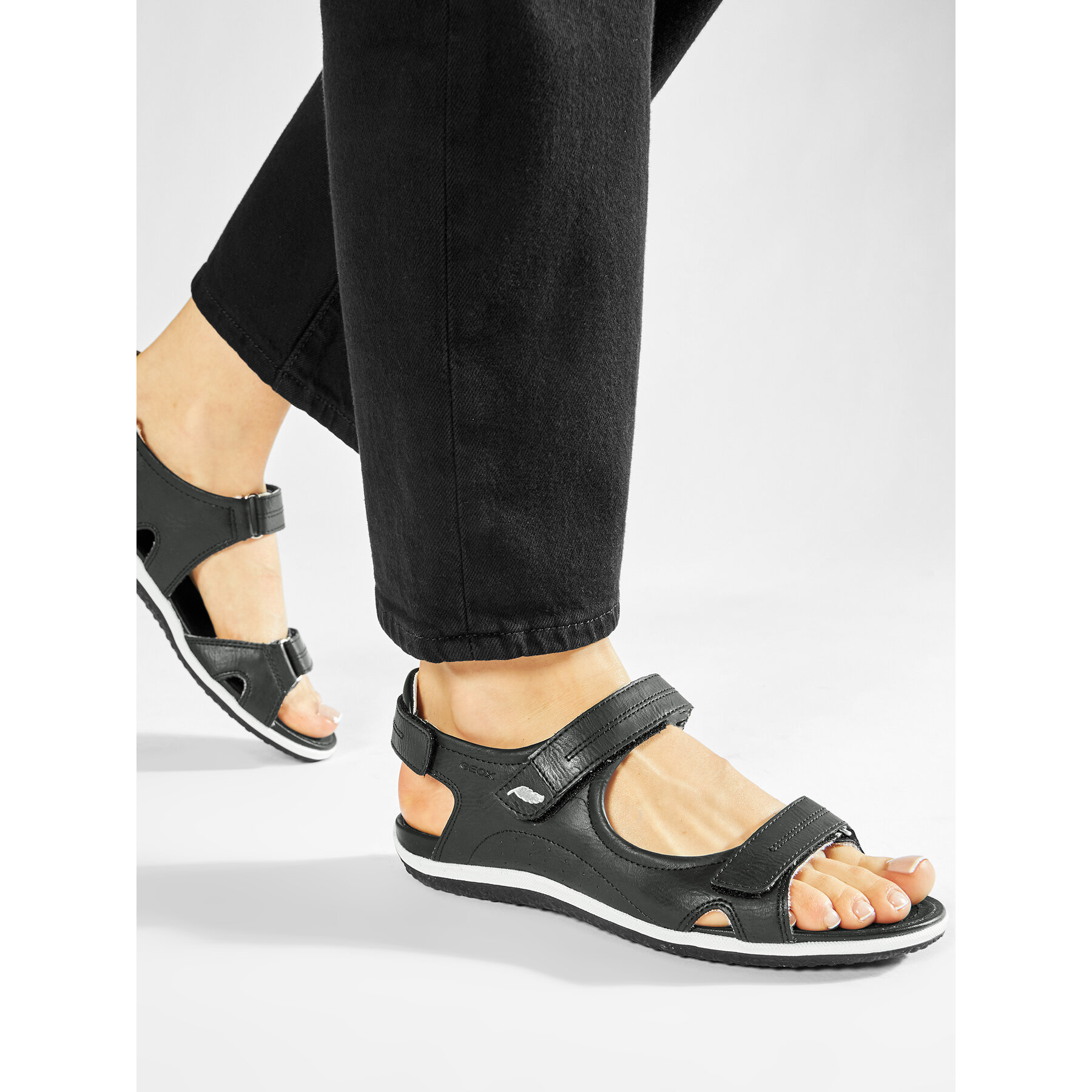 Sandale Geox D Sand.Vega A D52R6A 000EK C9997 Negru