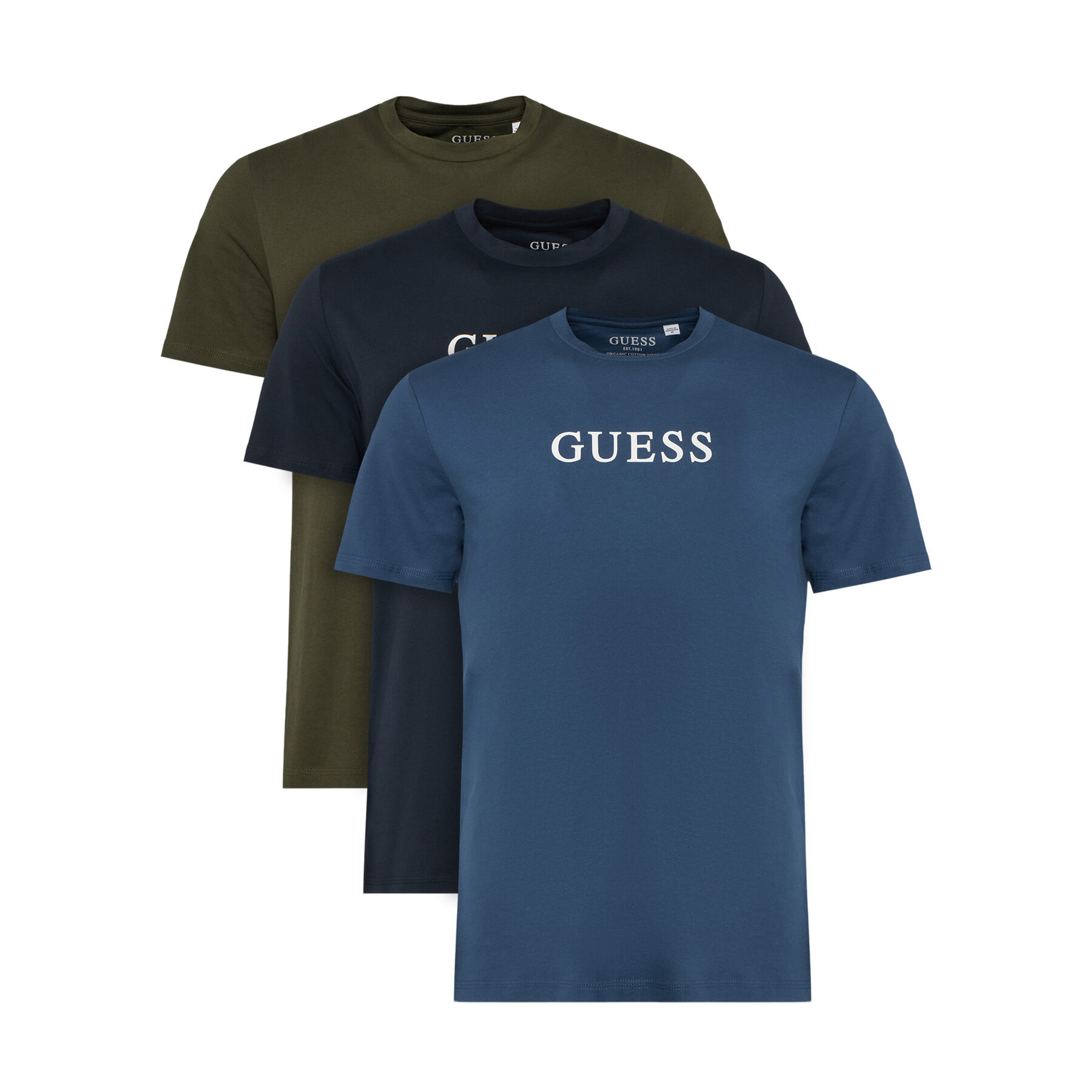 Guess Marškinėlių komplektas U6GG04 KCAM1 Spalvota Regular Fit