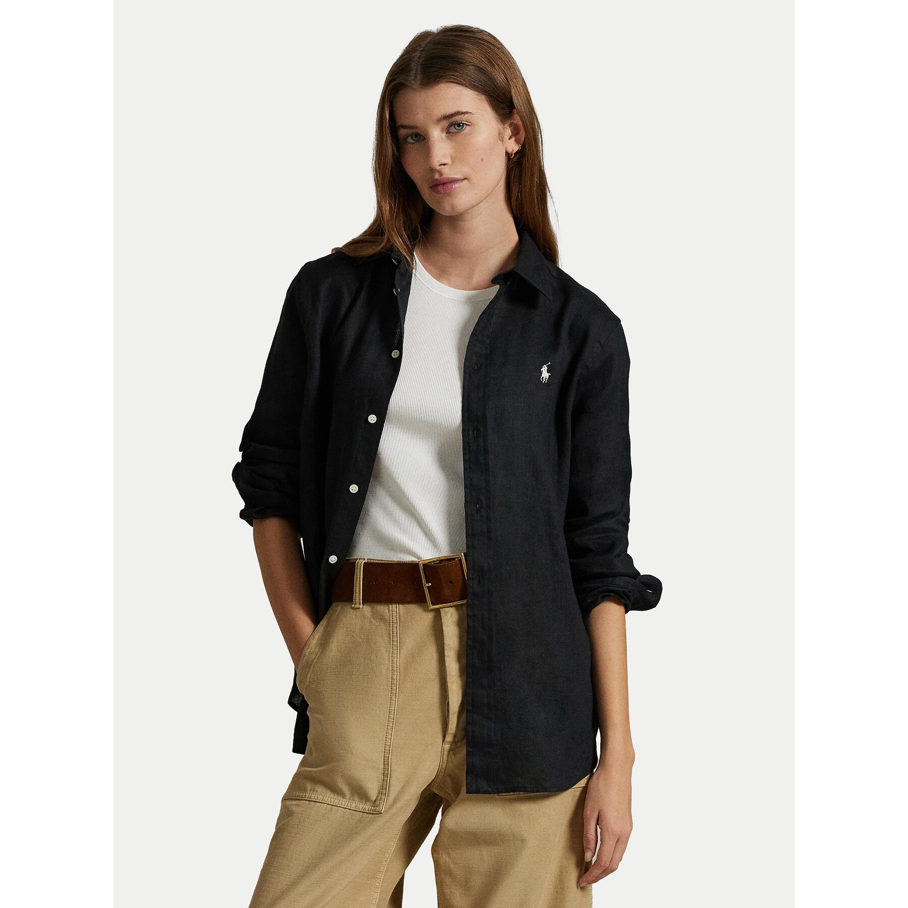 Polo Ralph Lauren Hemd 211970730003 Schwarz Classic Fit