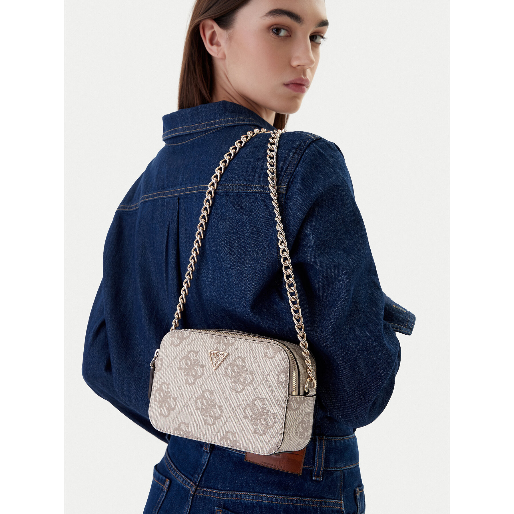 Geantă Guess Noelle II HWSO96 72140 Bej
