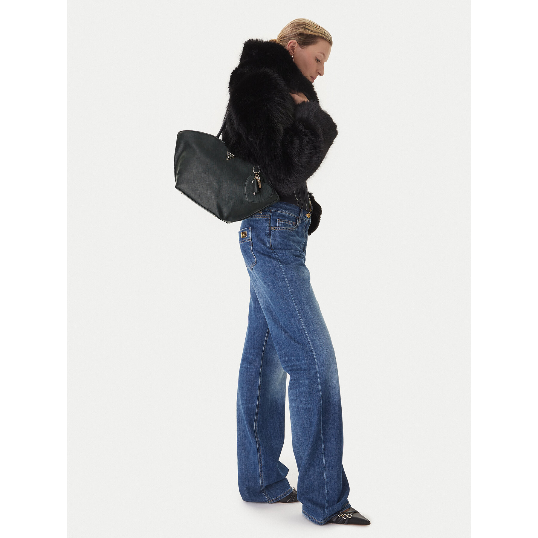 Geantă Guess Bolena HWZG92 07090 Negru