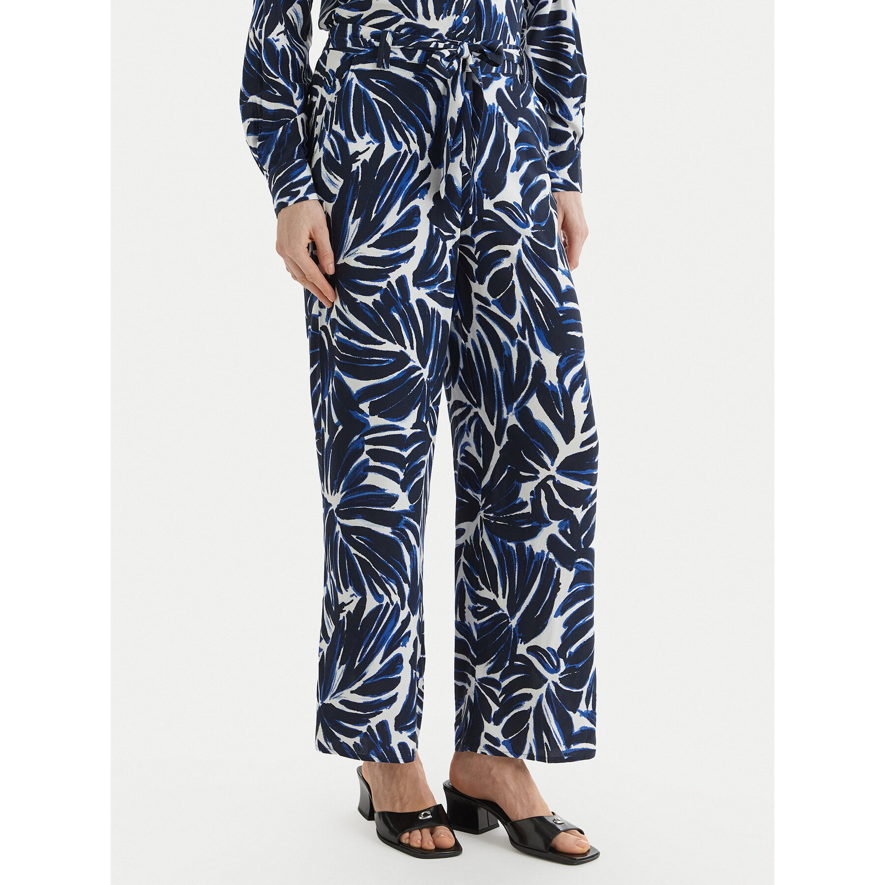 ONLY Stoffhose Nova 15264446 Dunkelblau Regular Fit