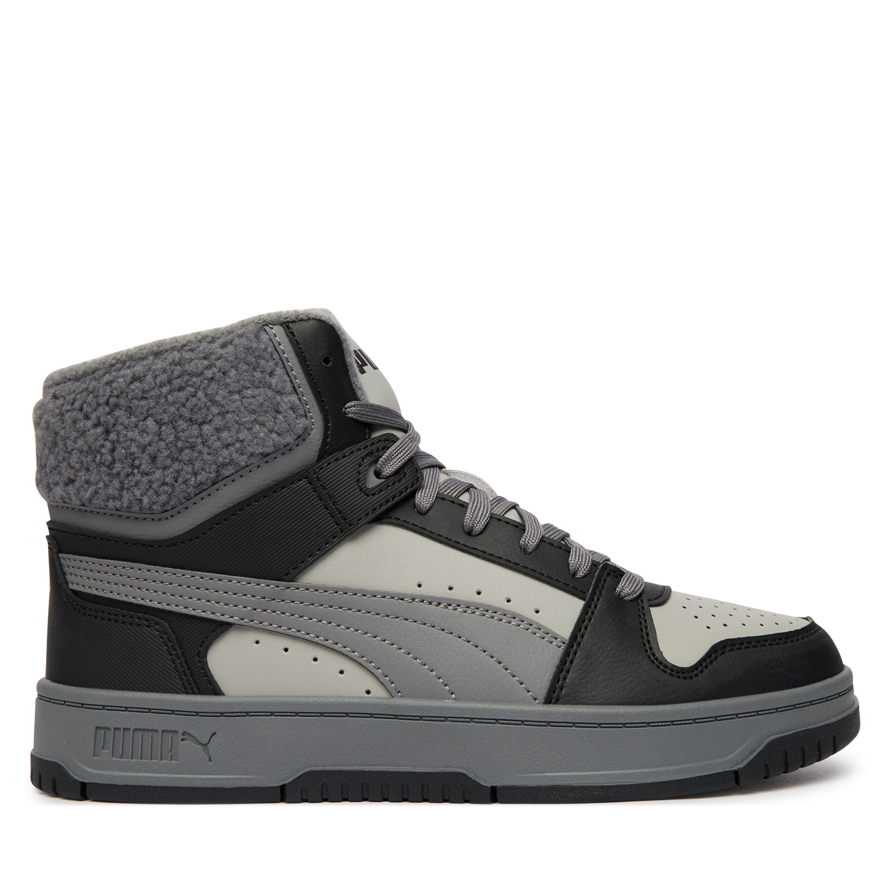Tenisice Puma Rebound Slam Mid Cozy Jr 407728 02 Siva