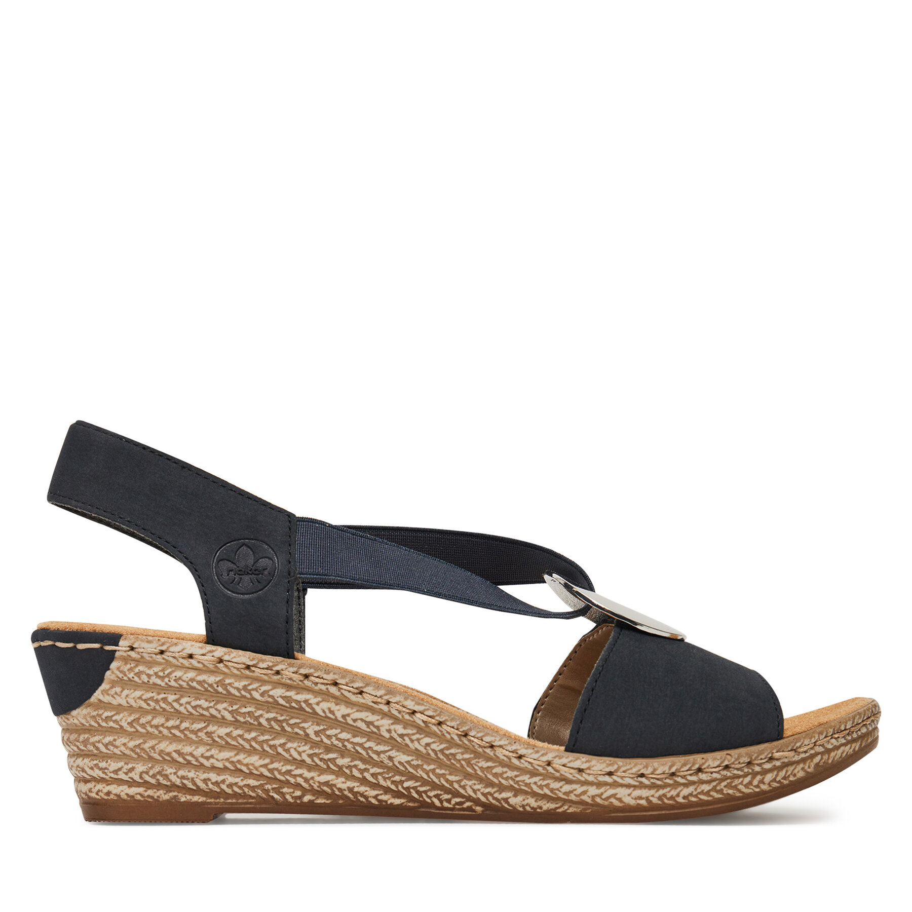 Donna Sandali Rieker, Taglia 41, Blu scuro, 624H6-14, taglia : 41