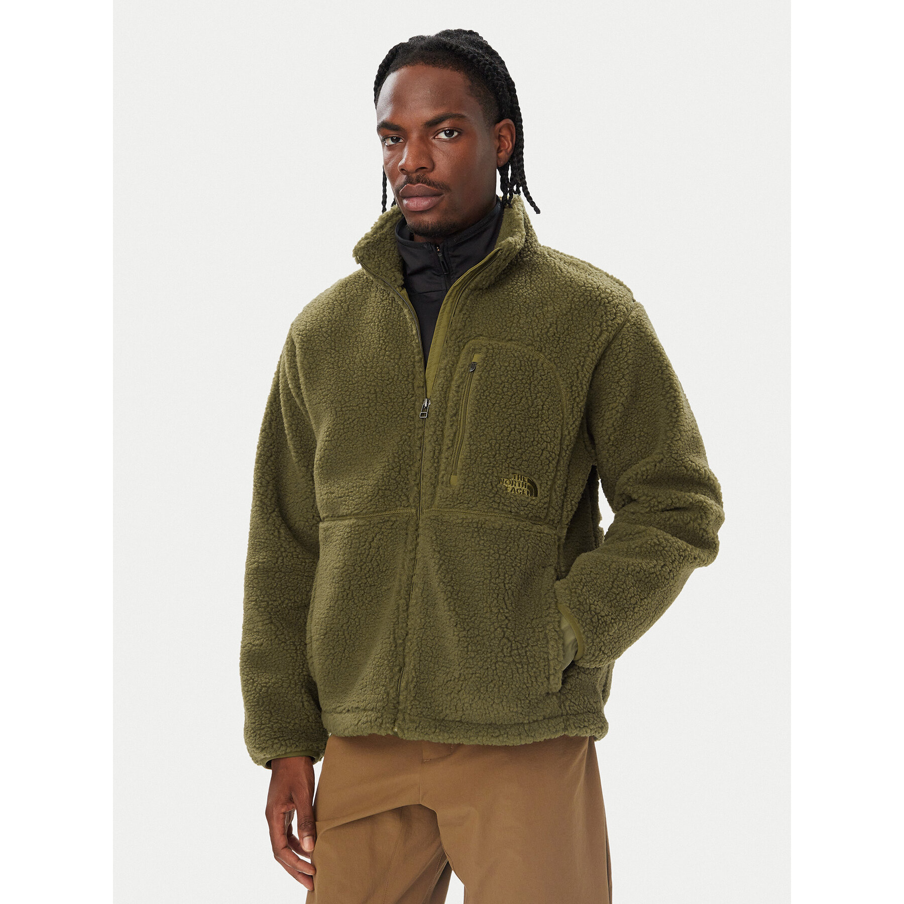 The North Face Übergangsjacke Extreme Pile 2 NF0A8KQX Dunkelgrün Regular Fit
