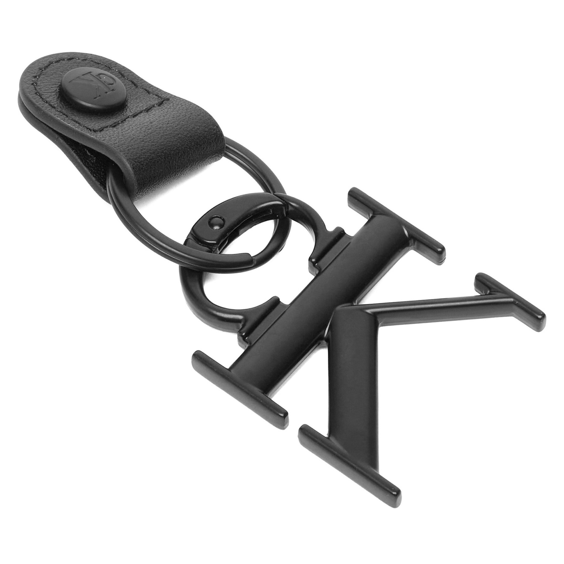Obesek Calvin Klein Bold Ck Carabiner Key Fob LV04D1157G Črna