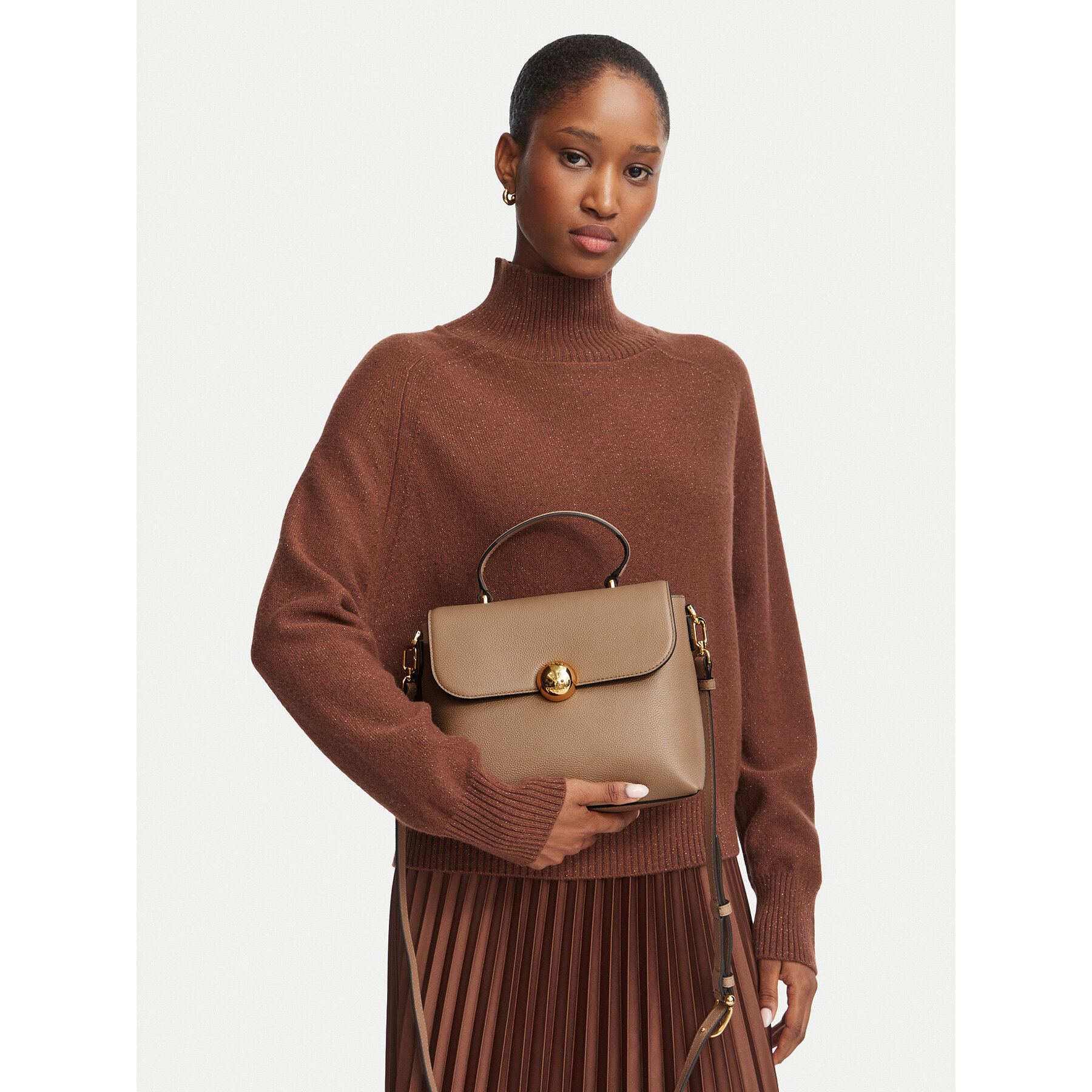 Geantă Furla Moonlight S WB01882 BX3036 4489S Maro deschis