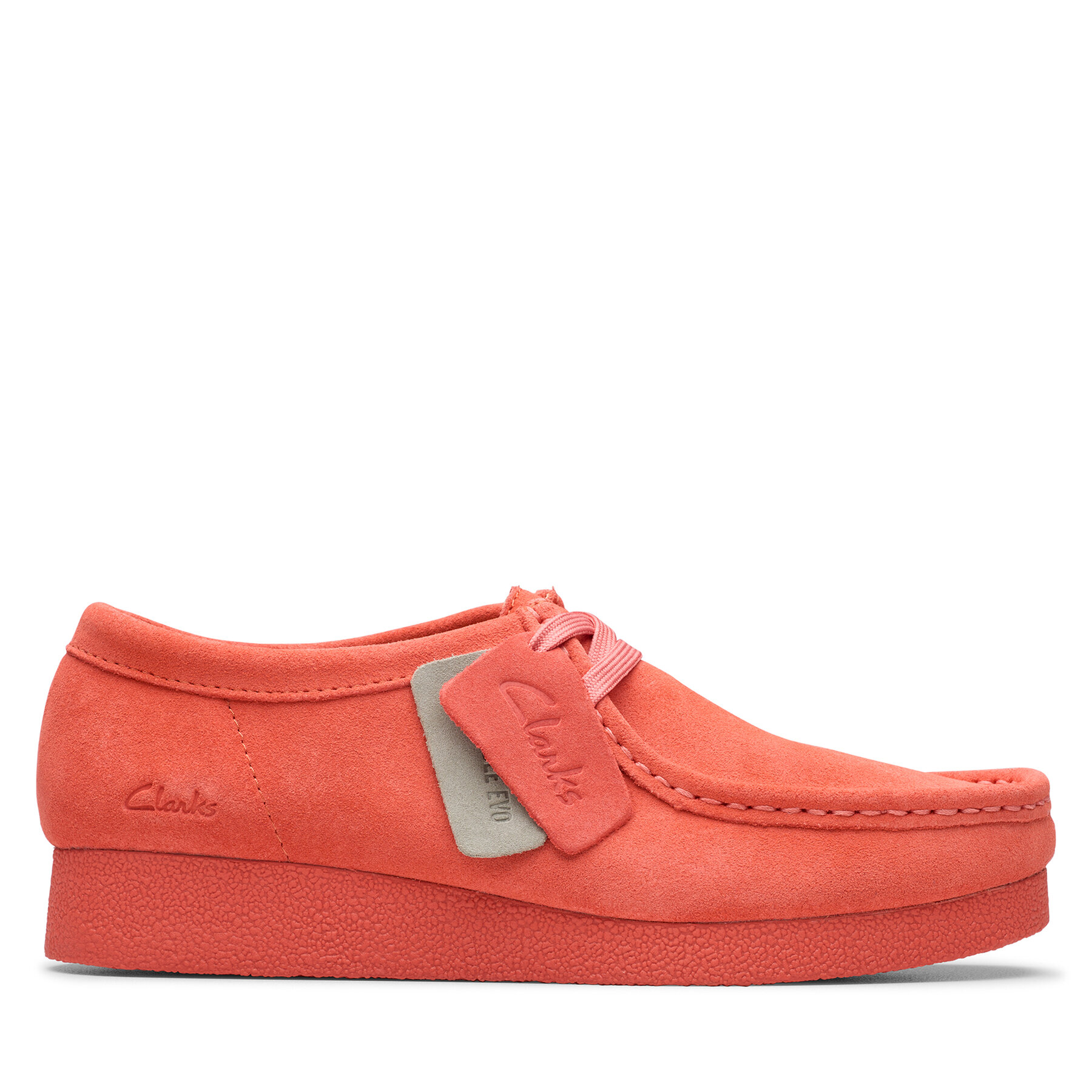Dámske Poltopánky Clarks, Rozmer: 38, Koralová, WallabeeEVOSh 26181403