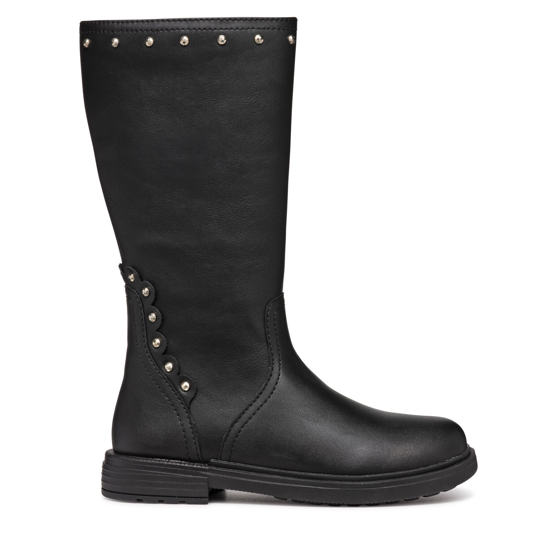 Kozačky Geox Eclair J469QD 000BC C9999 S Černá