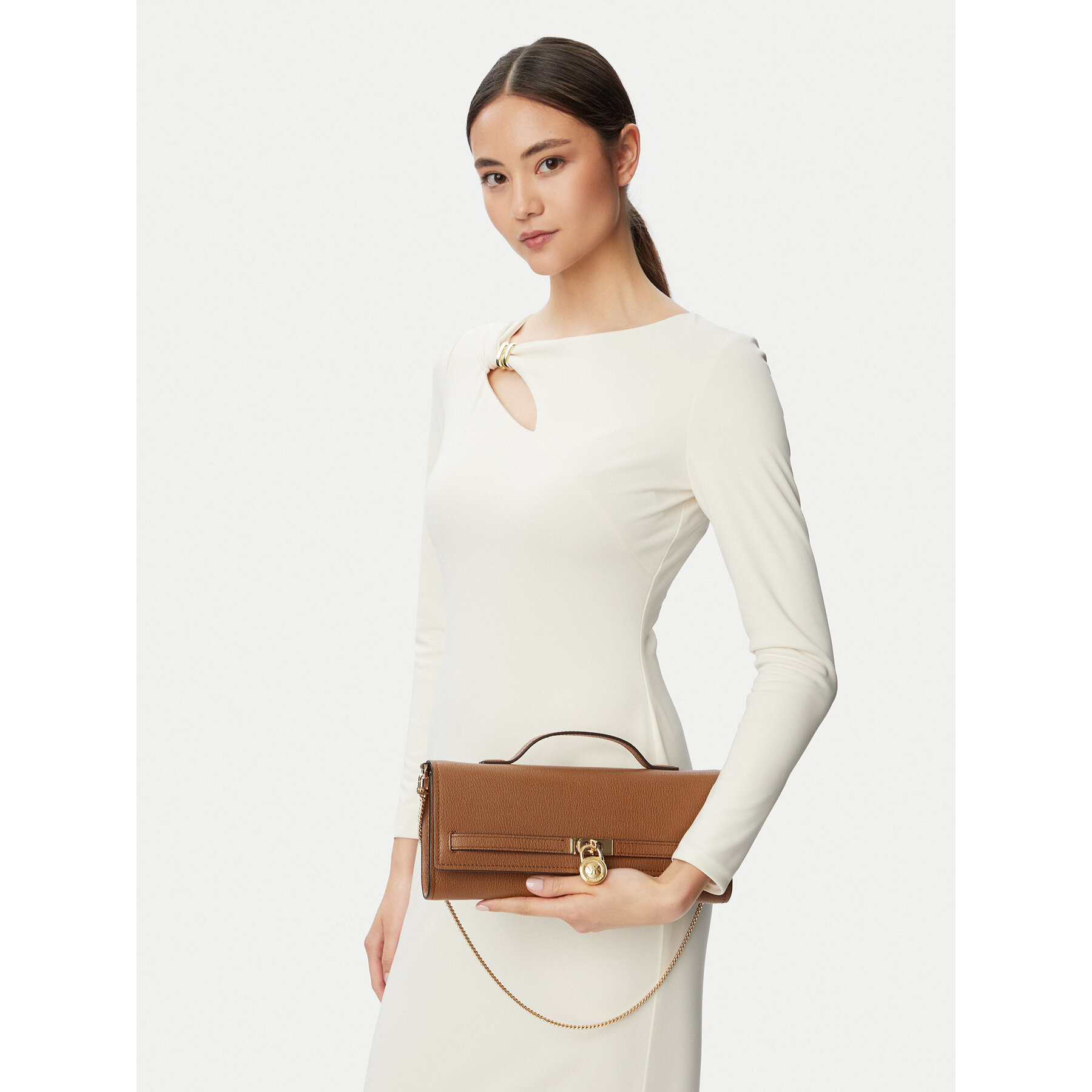 Дамска чанта MICHAEL Michael Kors 30F5GHMC8L Кафяв