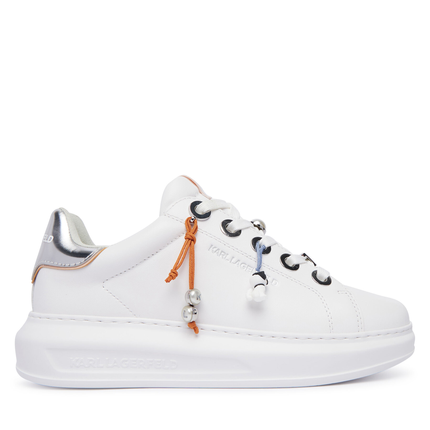 Сникърси KARL LAGERFELD KL62516T Бял