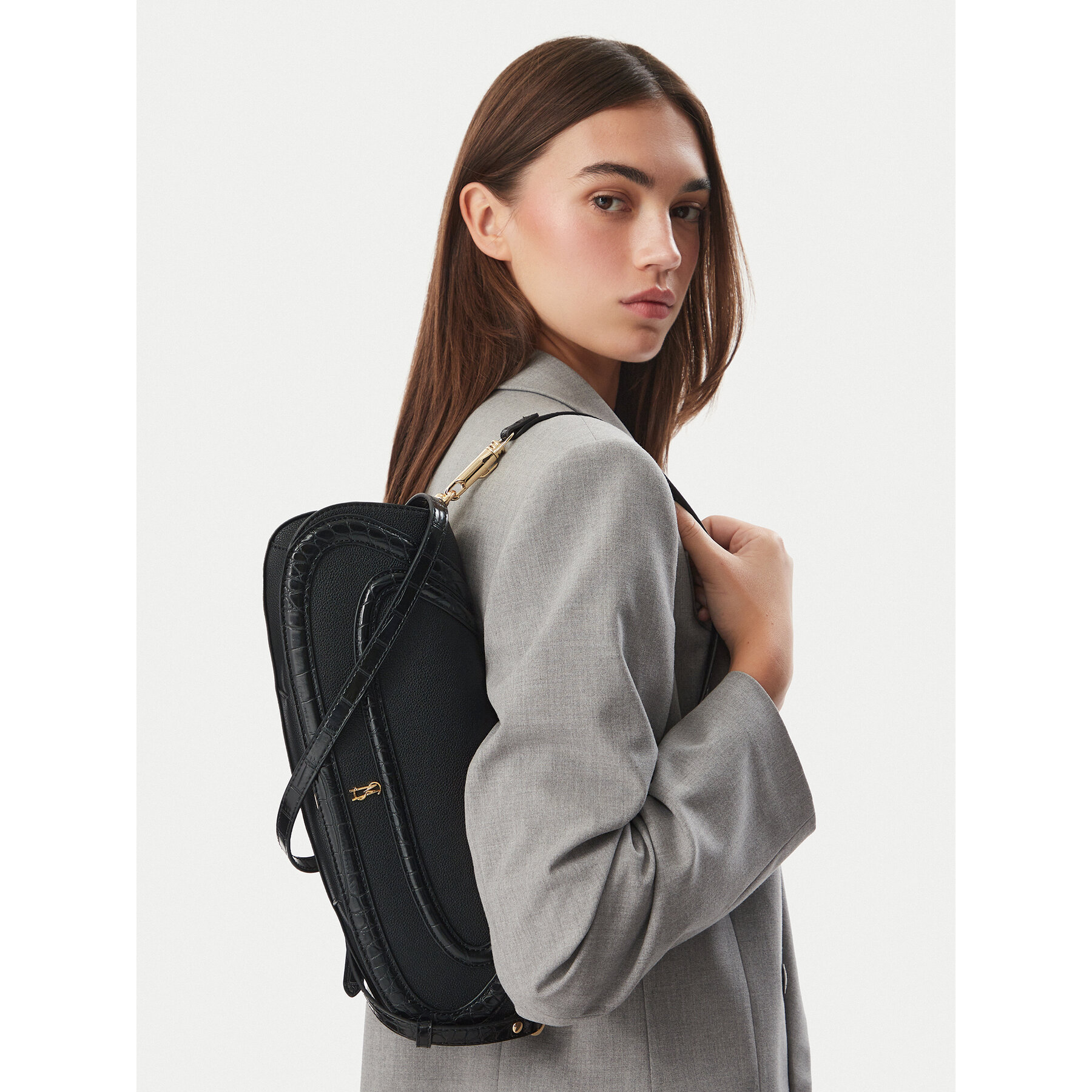 Torbica Steve Madden Bcena 13002614 B-G Crna