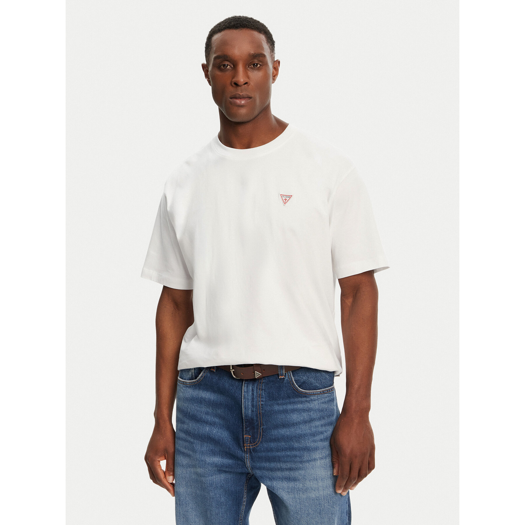 Guess Jeans T-shirt M4YI46 K8FQ4 Bianco Regular Fit