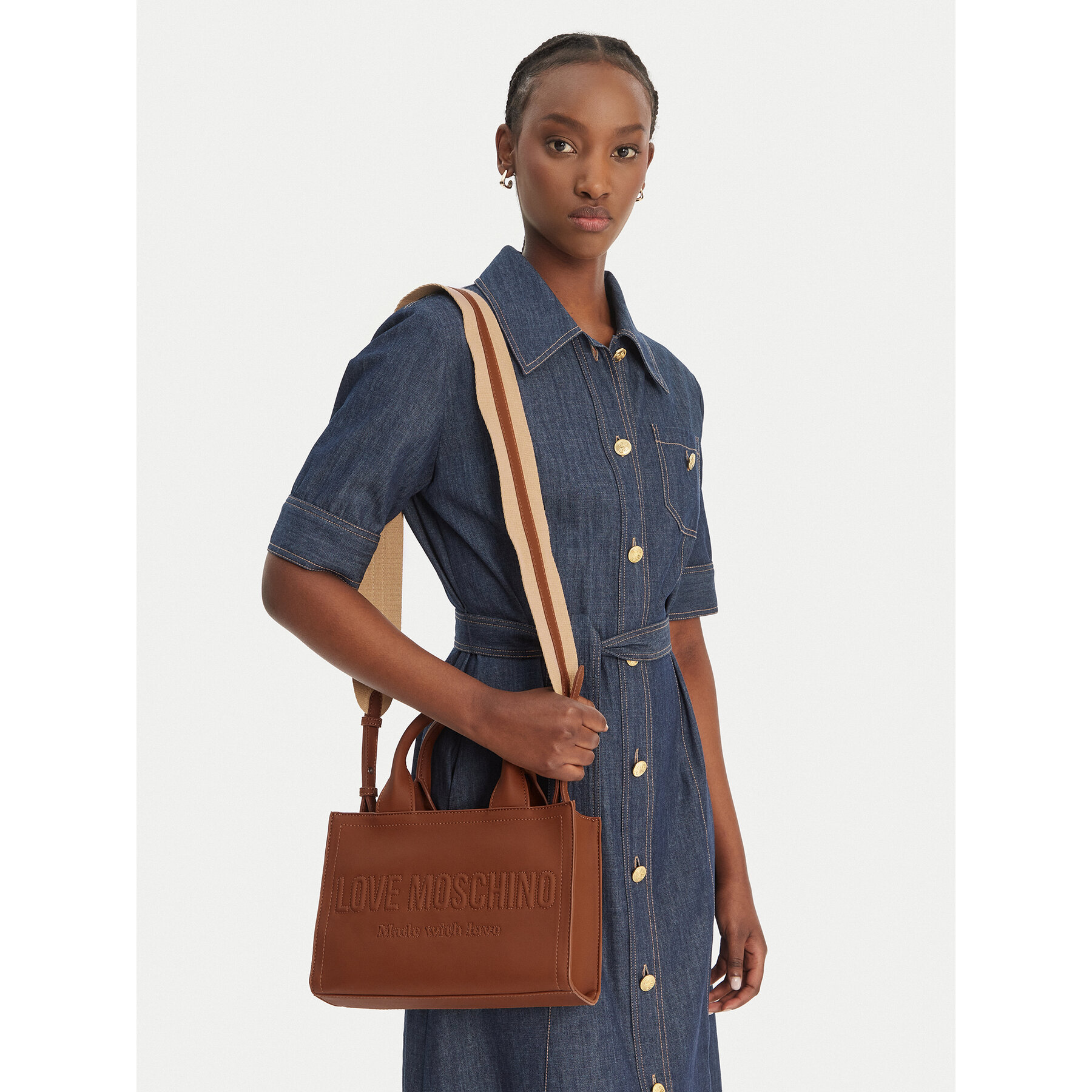Torbica LOVE MOSCHINO JC4044PP1OLE0200 Smeđa