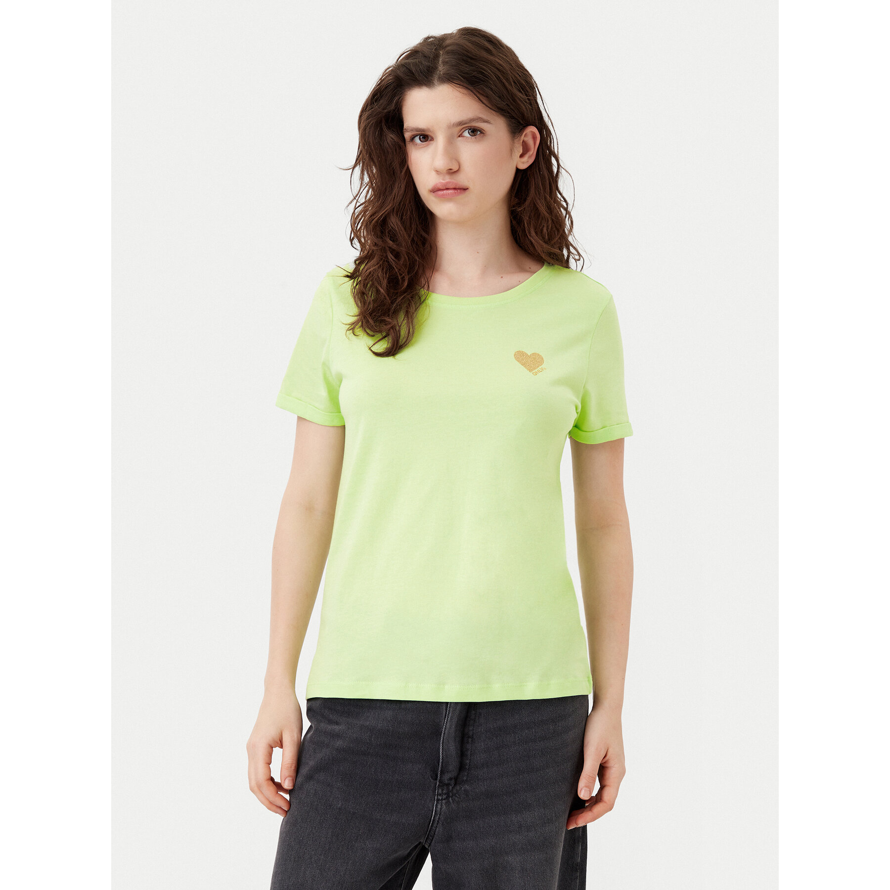 ONLY T-shirt Kita 15244714 Verde Regular Fit