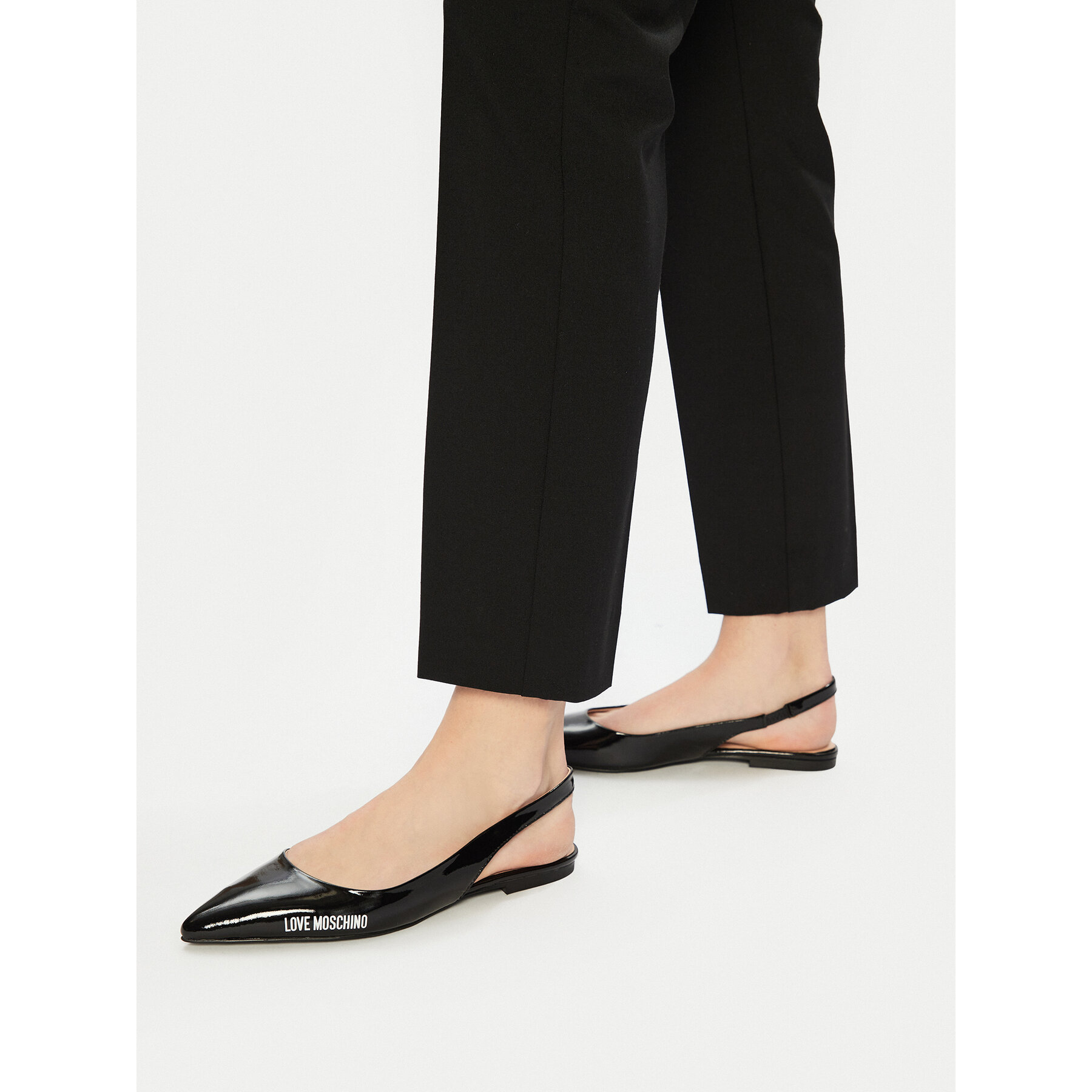 Balerini LOVE MOSCHINO JA11021G1MIH0000 Negru