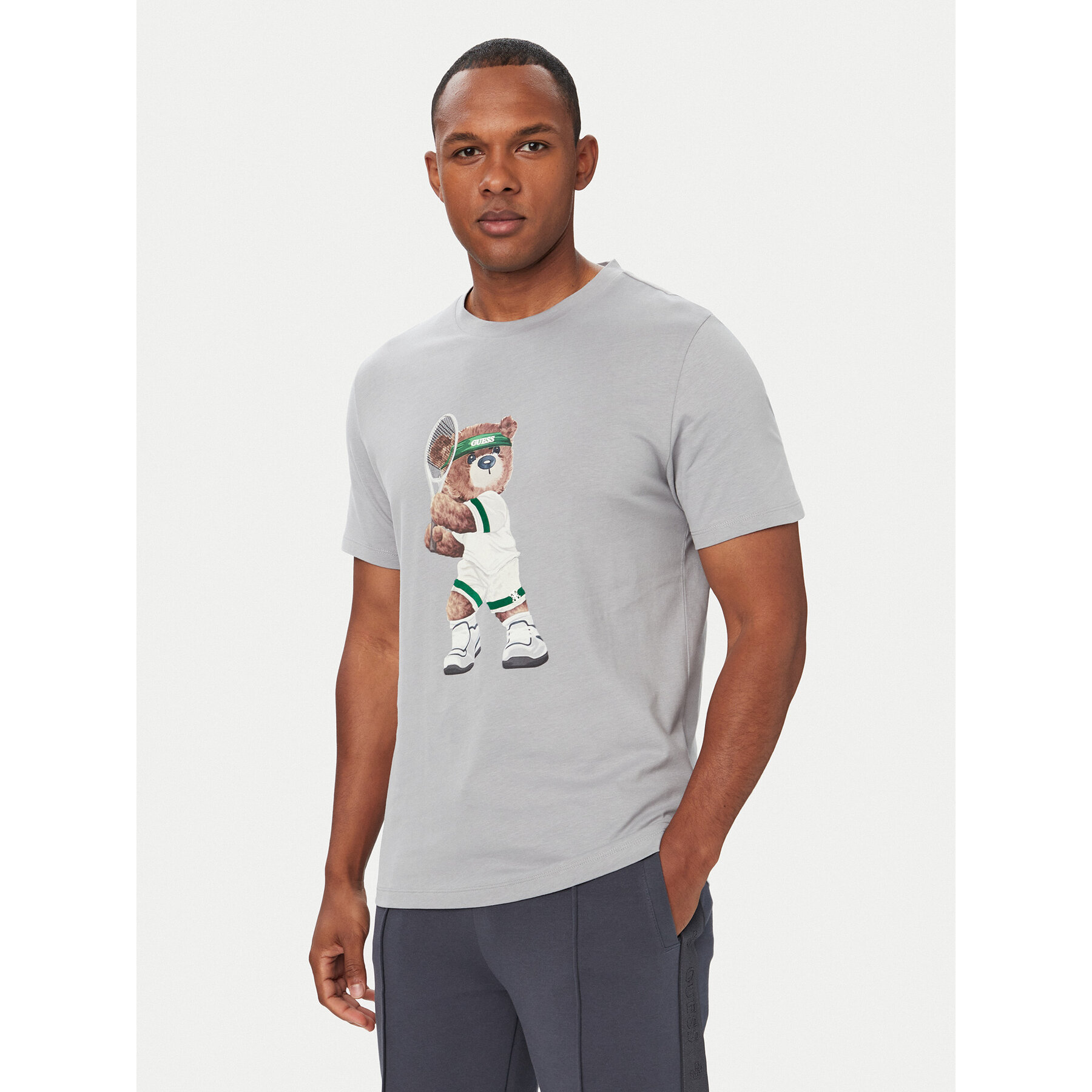 Guess T-shirt Z6YI28 K5092 Svijetlo siva Regular Fit